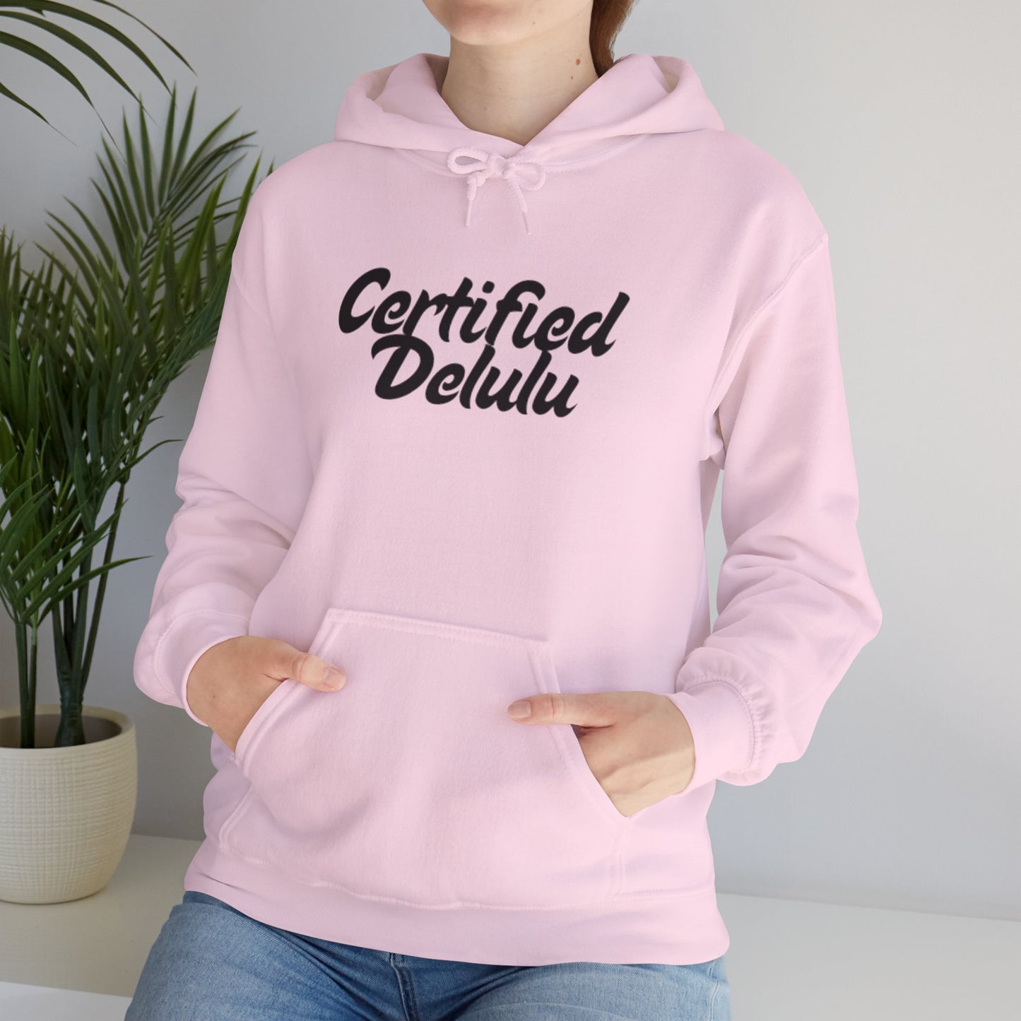 Certified Delulu Unisex Hoodie - Cozy Sweatshirt for Everyday Comfort