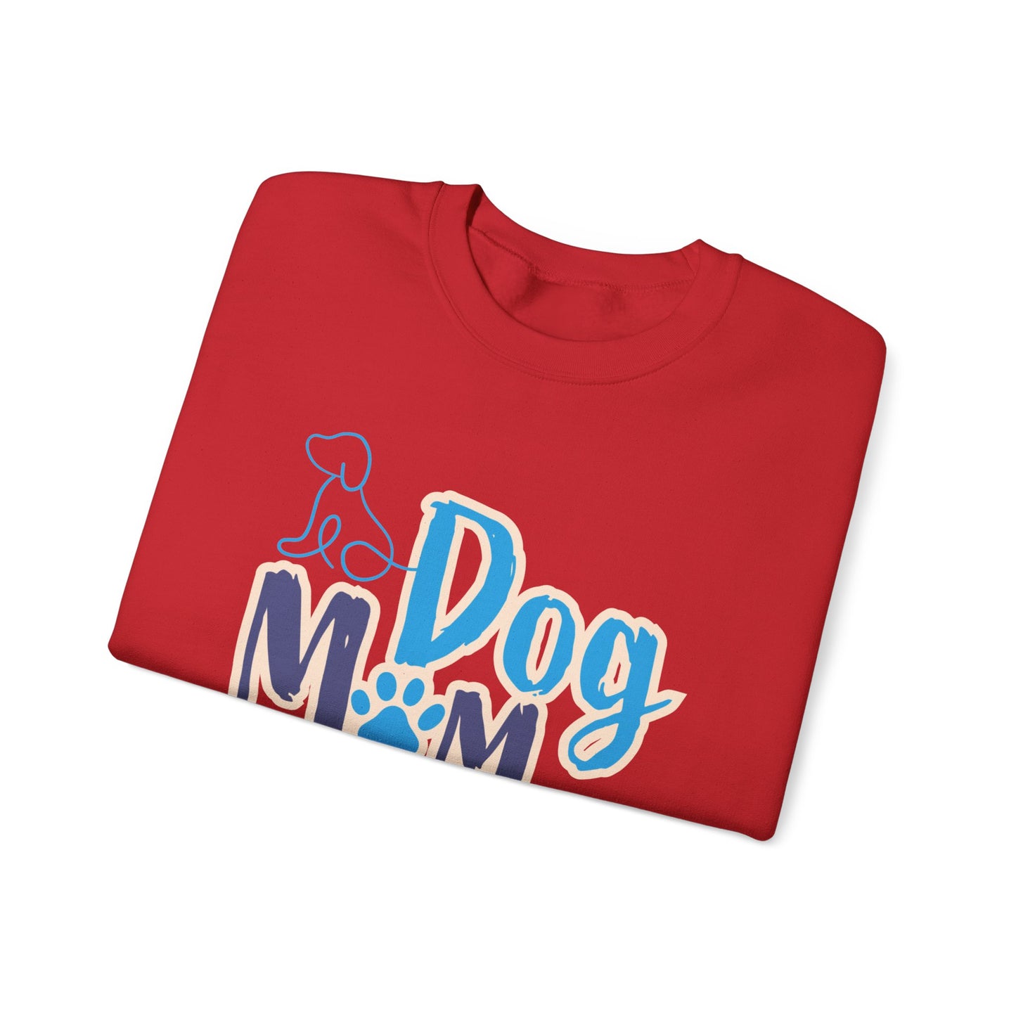 Dog Mom Sweatshirt, Unisex Dog Lover Crewneck, Pet Owner Gift, Cozy Casual Wear, Birthday & Holiday Gift for Dog Lovers