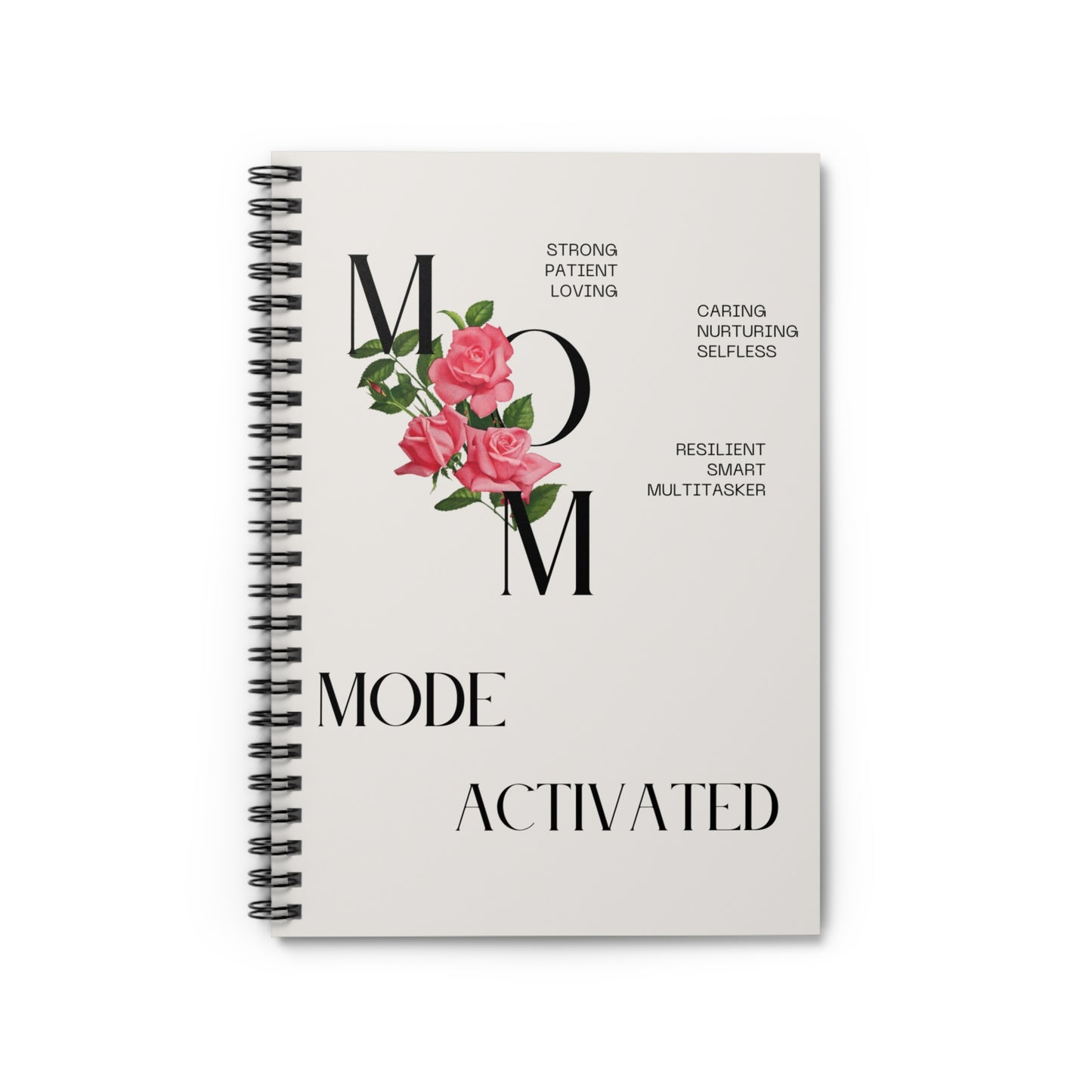 Floral Mom Spiral Notebook - Ideal Gift for Mother's Day, Journaling, Planning, Self-Care, Purposeful Writing