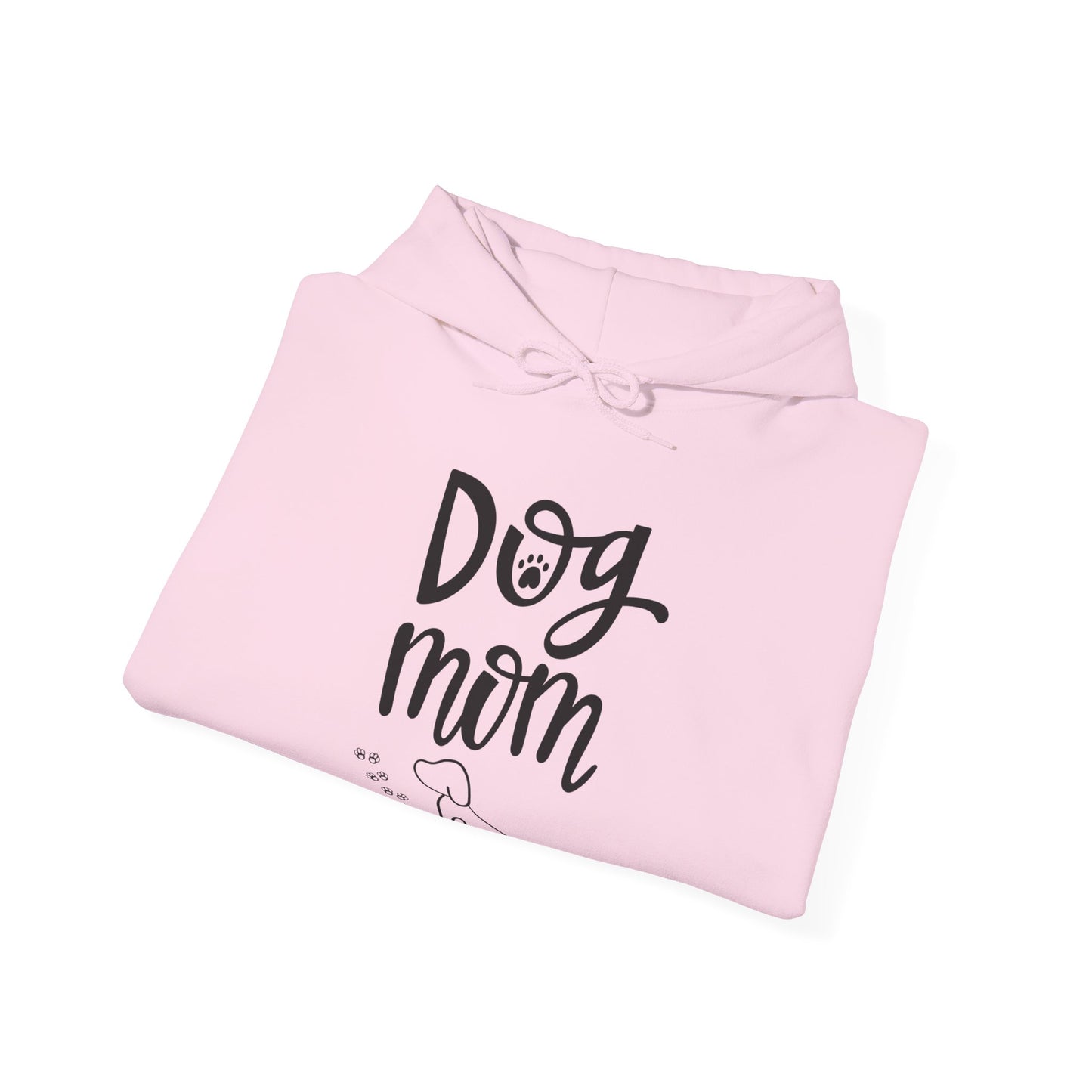 Dog Mom Hooded Sweatshirt, Cute Dog Lover Gift, Pet Owner Apparel, Cozy Sweatshirt for Dog Lovers, Animal Lover Hoodie