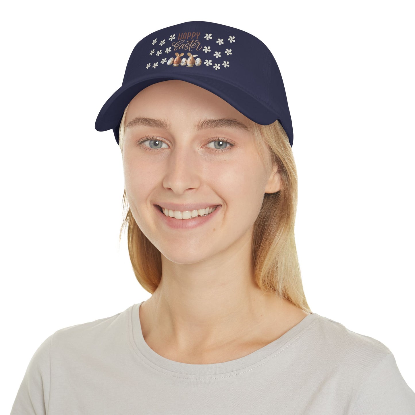 Happy Easter Low Profile Baseball Cap - Festive Spring Accessory