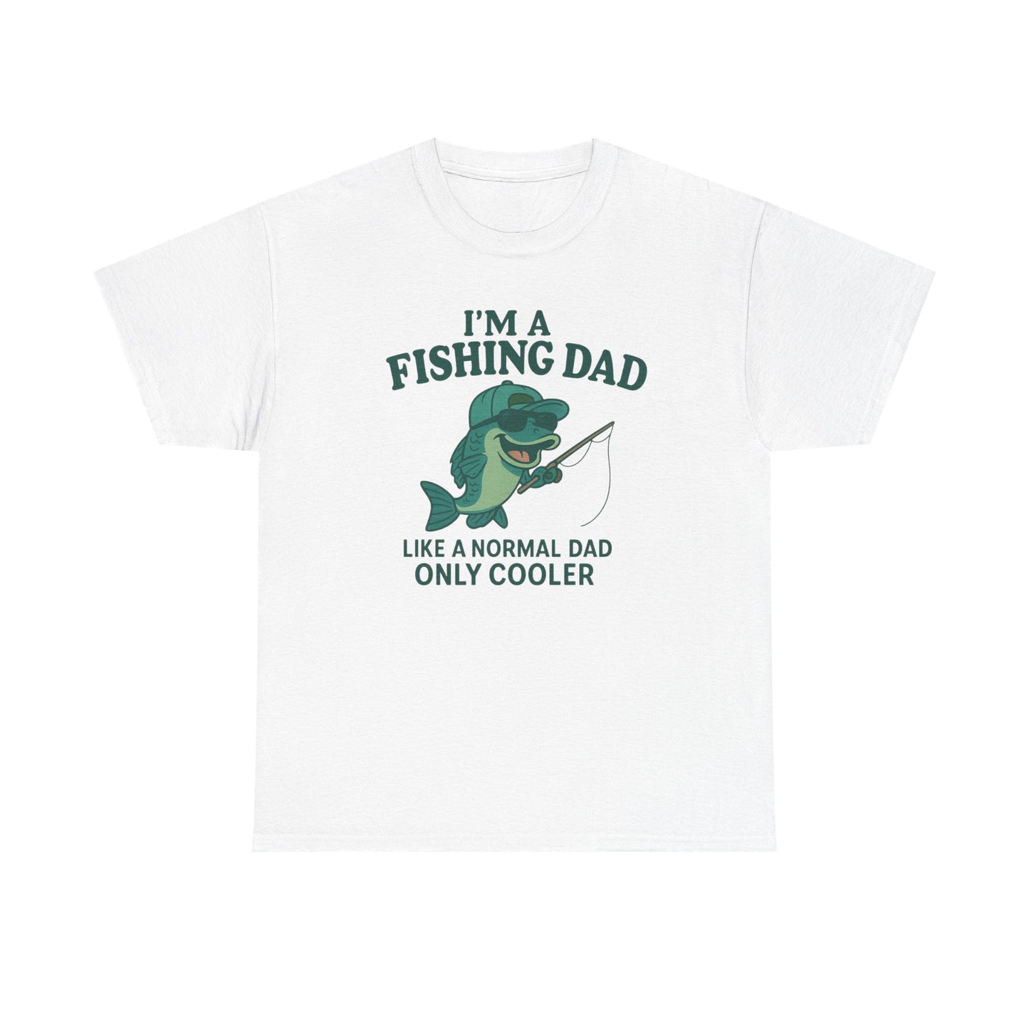 Fishing Dad Humor Tee - Perfect Gift for Father's Day, Fishing Enthusiasts, Casual Wear, Family Gatherings, Summer Fun