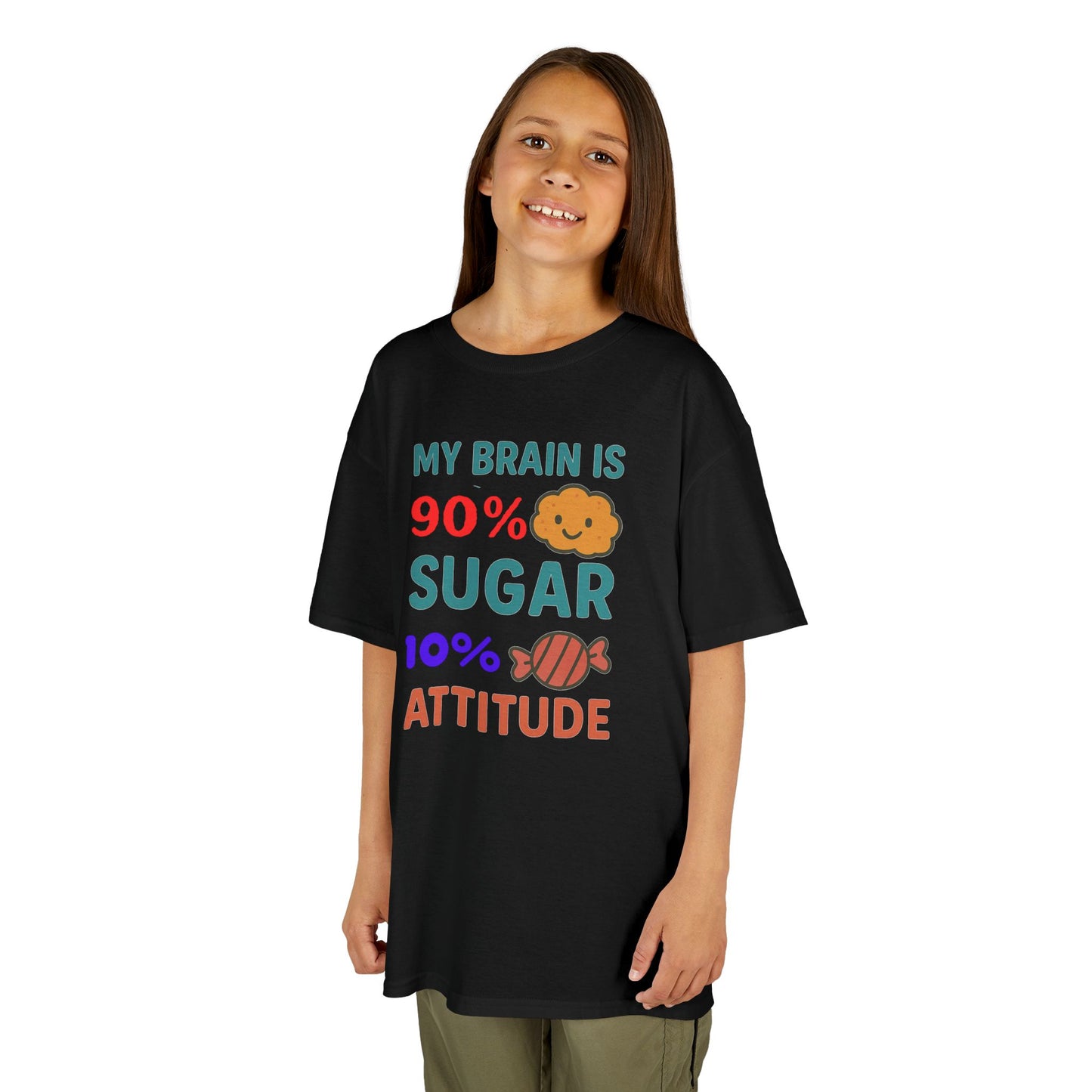 Fun Kids' Tee with Sweet Attitude