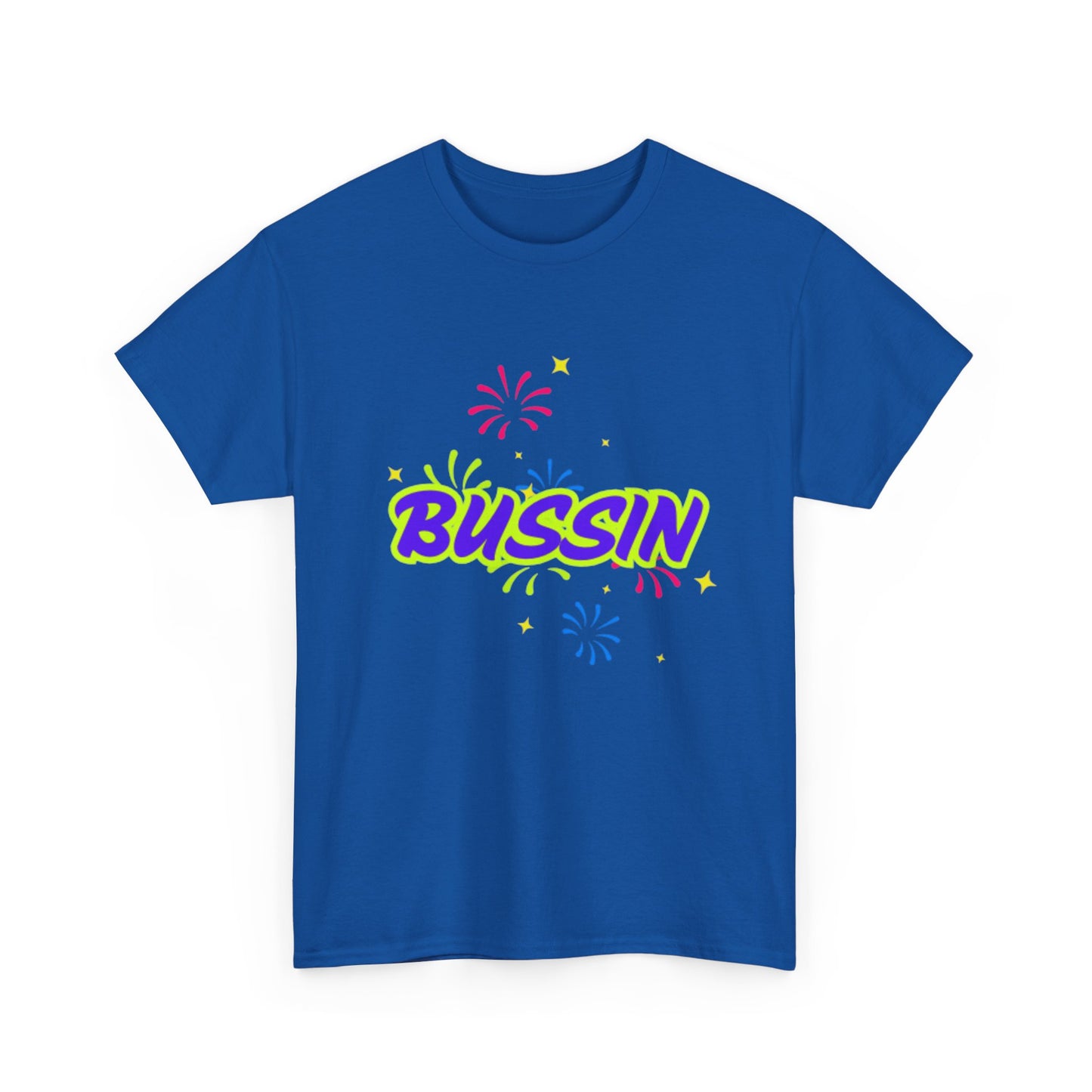Bussin' Unisex Heavy Cotton Tee - Fun Graphic Shirt for Casual Wear