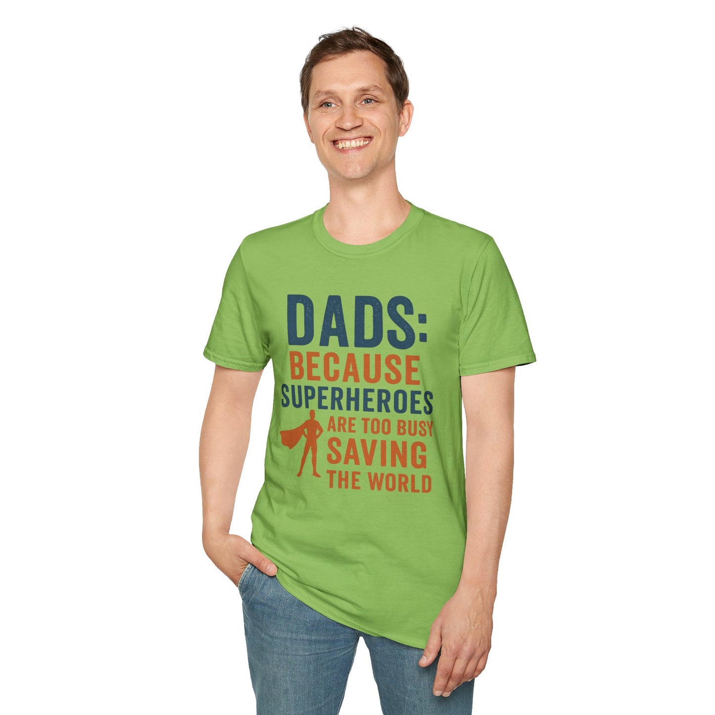 Dad Superhero T-Shirt, Funny Gift for Fathers Day, Unisex Tee, Birthday Gift for Dad, Family Reunion T-Shirt, Dad Humor Shirt