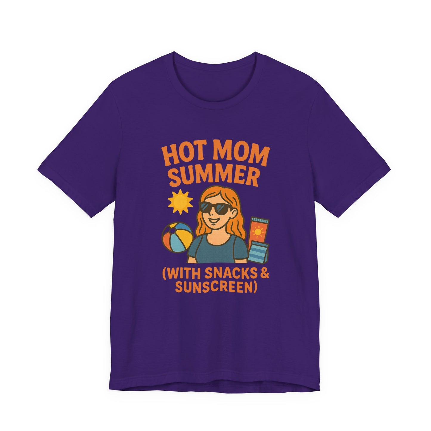 Hot Mom Summer Tee, Perfect for Summer Vacations, Mothers Day Gift, Family Outings, Beach Parties, Fun Summer Style