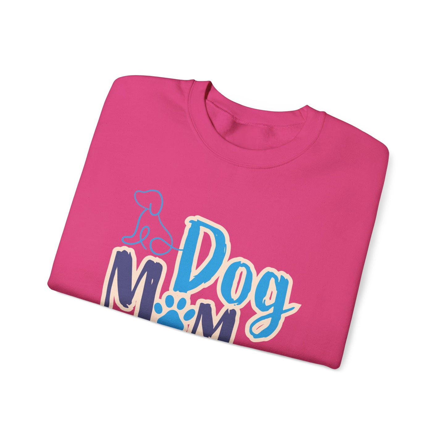 Dog Mom Sweatshirt, Unisex Dog Lover Crewneck, Pet Owner Gift, Cozy Casual Wear, Birthday & Holiday Gift for Dog Lovers