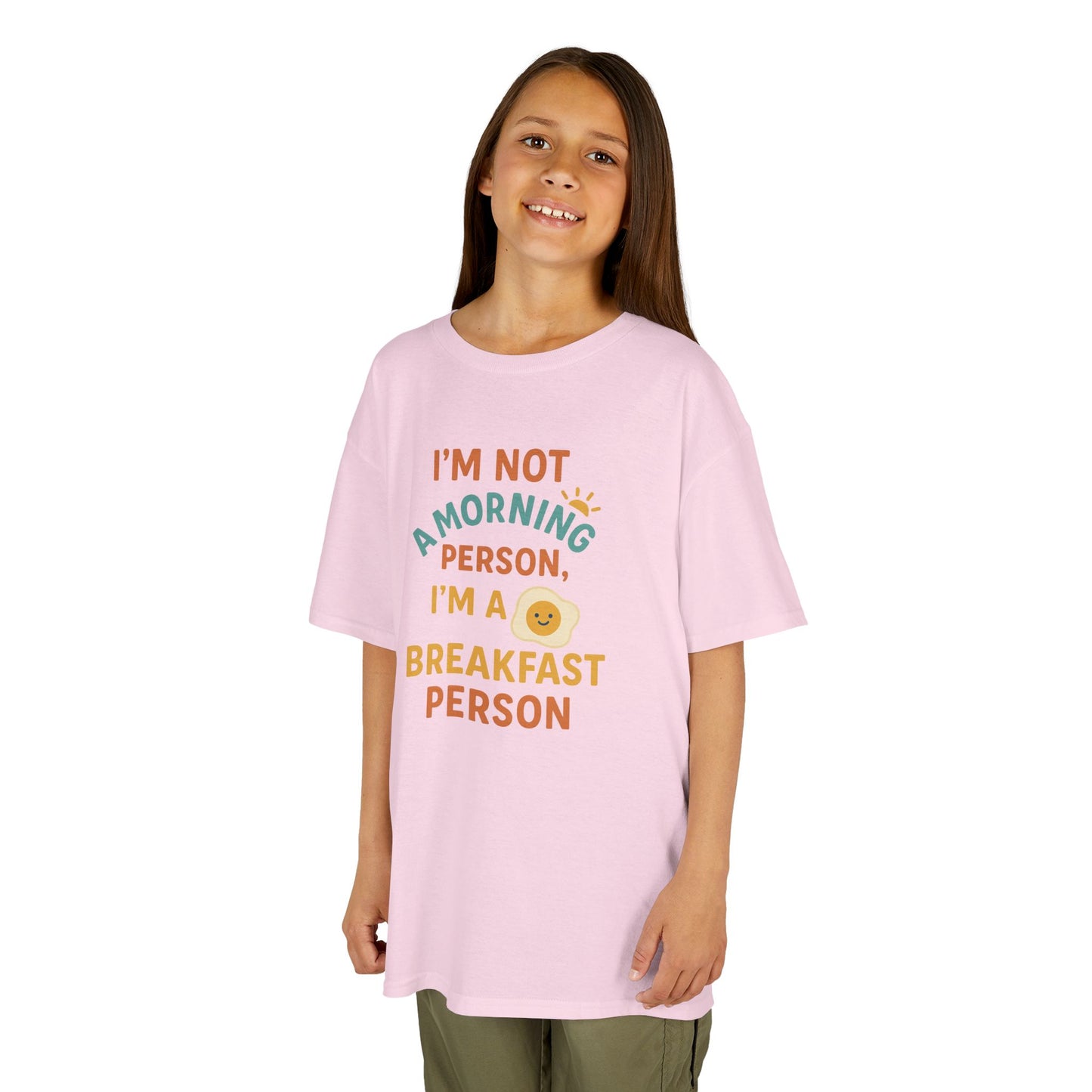 Funny Breakfast Kids Tee for Little Food Lovers, Kid's Cotton Shirt, Morning Humor Tee, Gift for Foodie Kids, Cute Toddler Outfit