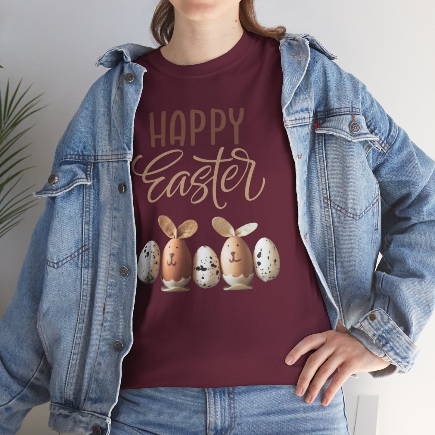 Happy Easter Unisex Heavy Cotton Tee