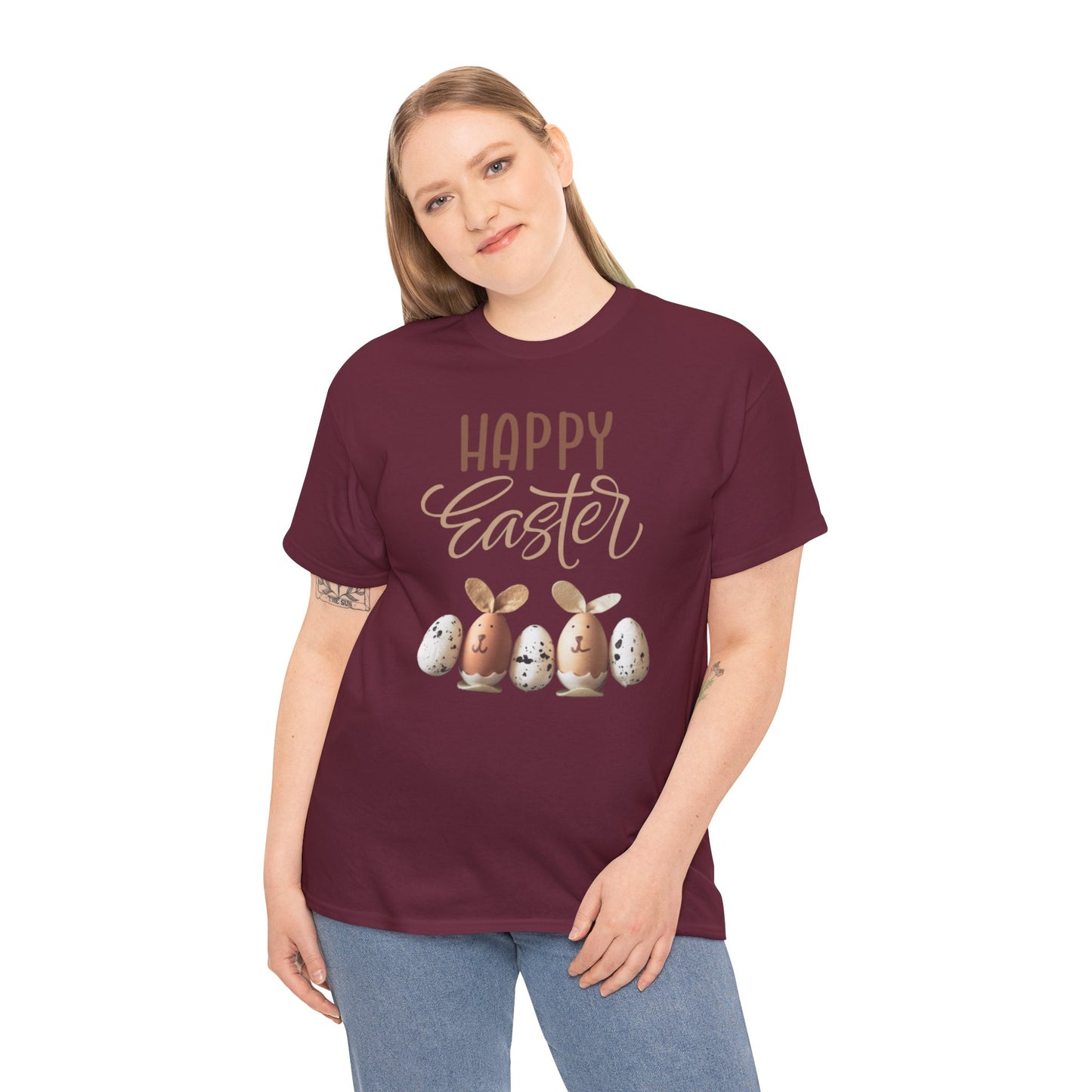 Happy Easter Unisex Heavy Cotton Tee