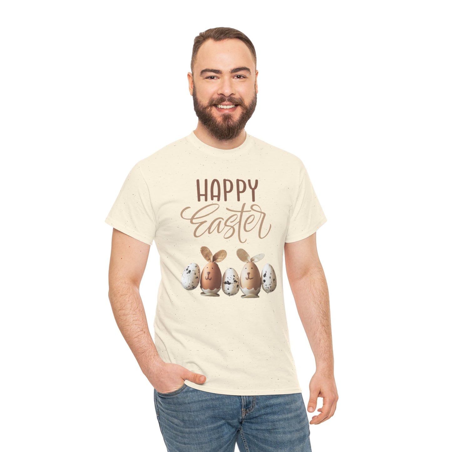 Happy Easter Unisex Heavy Cotton Tee