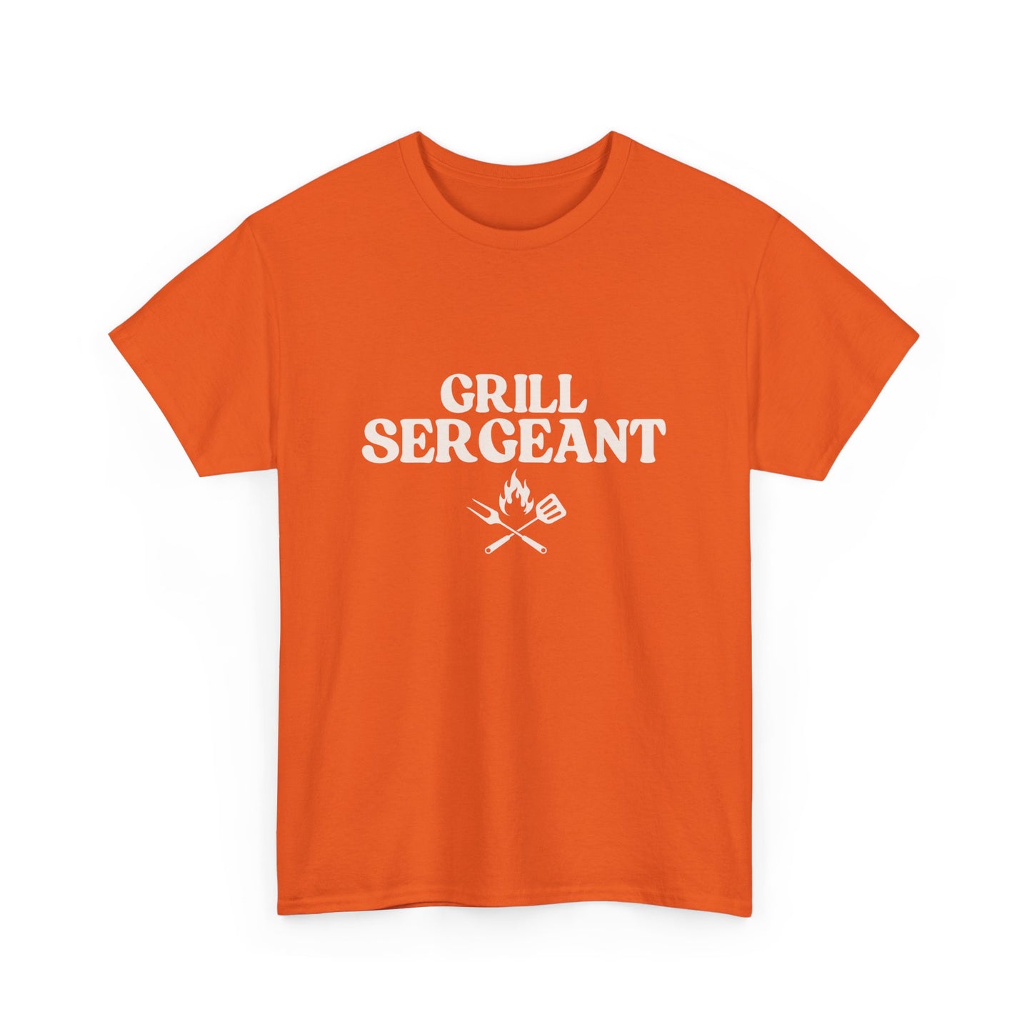 Unisex Cotton Tee - Grill Sergeant, Funny BBQ Shirt, Father's Day Gift, Cookout Apparel, Summer Party Wear, Casual T-Shirt