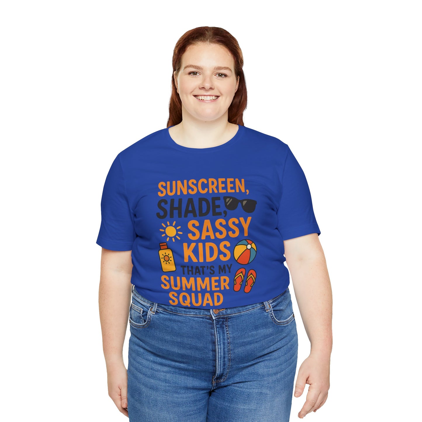 Sassy Summer Squad Tee - Fun Unisex T-Shirt for Family Outings, Beach Days, Summer Parties, Mom Gift, Kids Activity