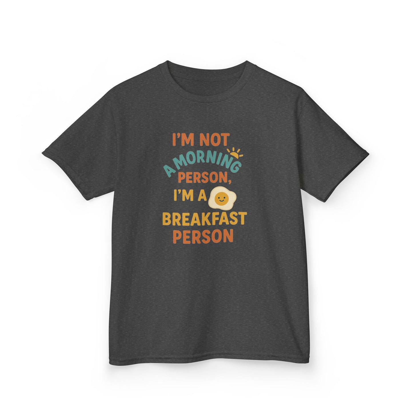 Funny Breakfast Kids Tee for Little Food Lovers, Kid's Cotton Shirt, Morning Humor Tee, Gift for Foodie Kids, Cute Toddler Outfit