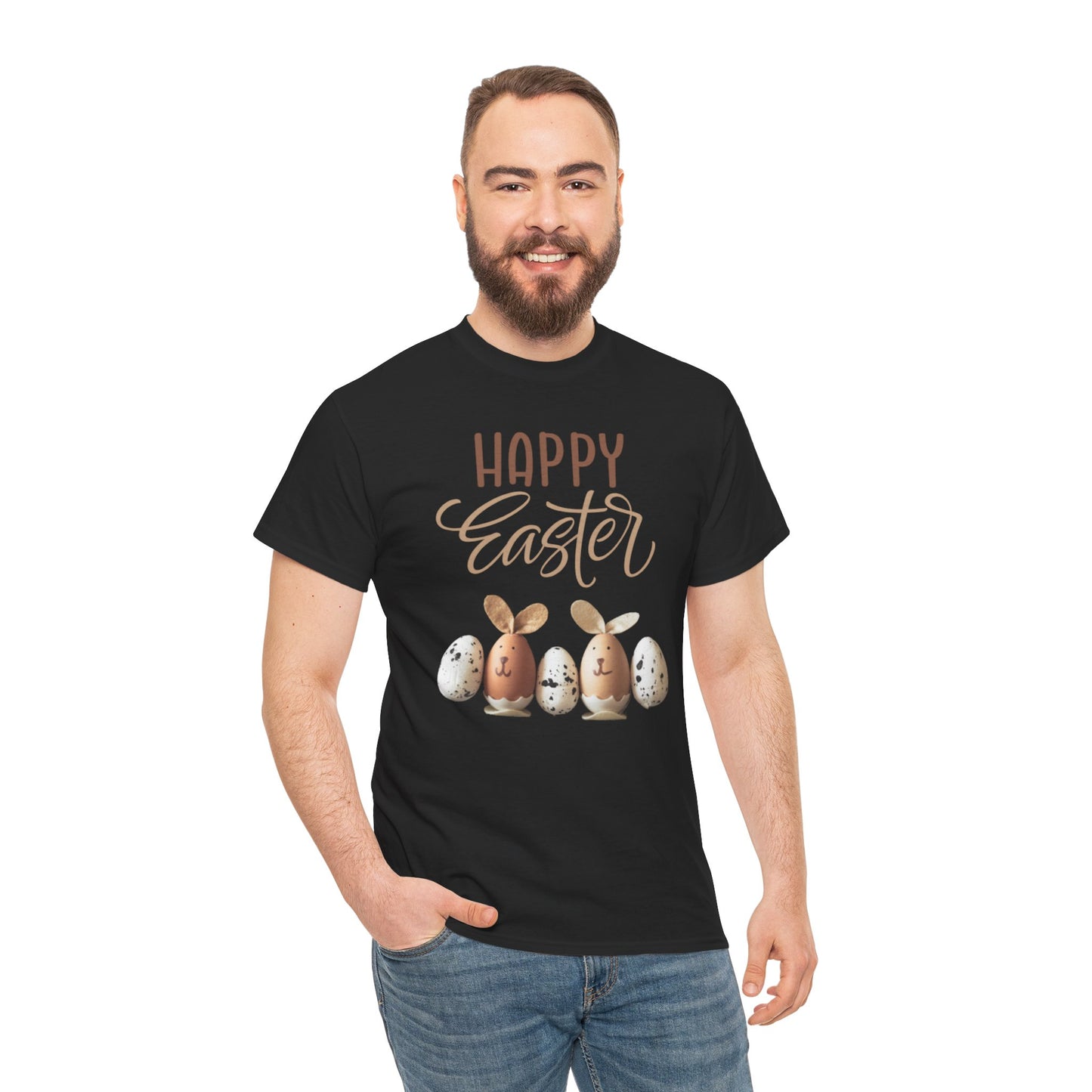 Happy Easter Unisex Heavy Cotton Tee