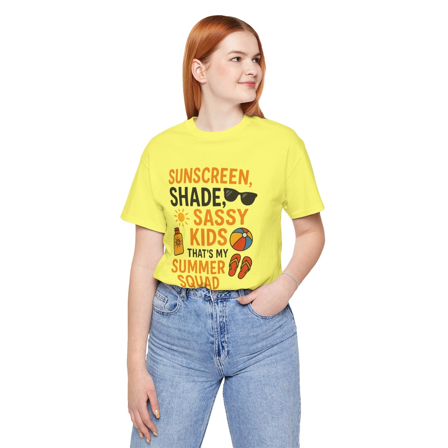 Sassy Summer Squad Tee - Fun Unisex T-Shirt for Family Outings, Beach Days, Summer Parties, Mom Gift, Kids Activity