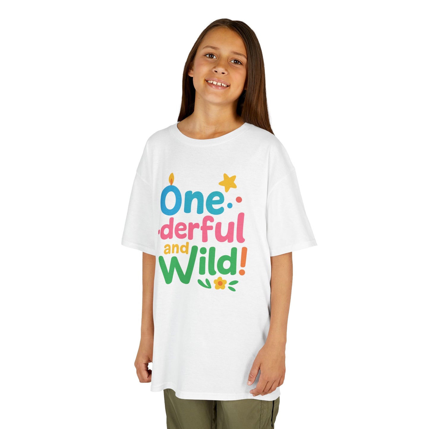 One-derful and Wild Kids Tee, Fun Birthday Gift, Toddler T-Shirt, Playful Cotton Shirt, Colorful Kids Apparel