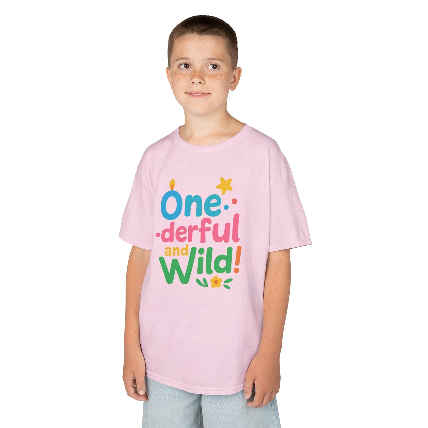 One-derful and Wild Kids Tee, Fun Birthday Gift, Toddler T-Shirt, Playful Cotton Shirt, Colorful Kids Apparel