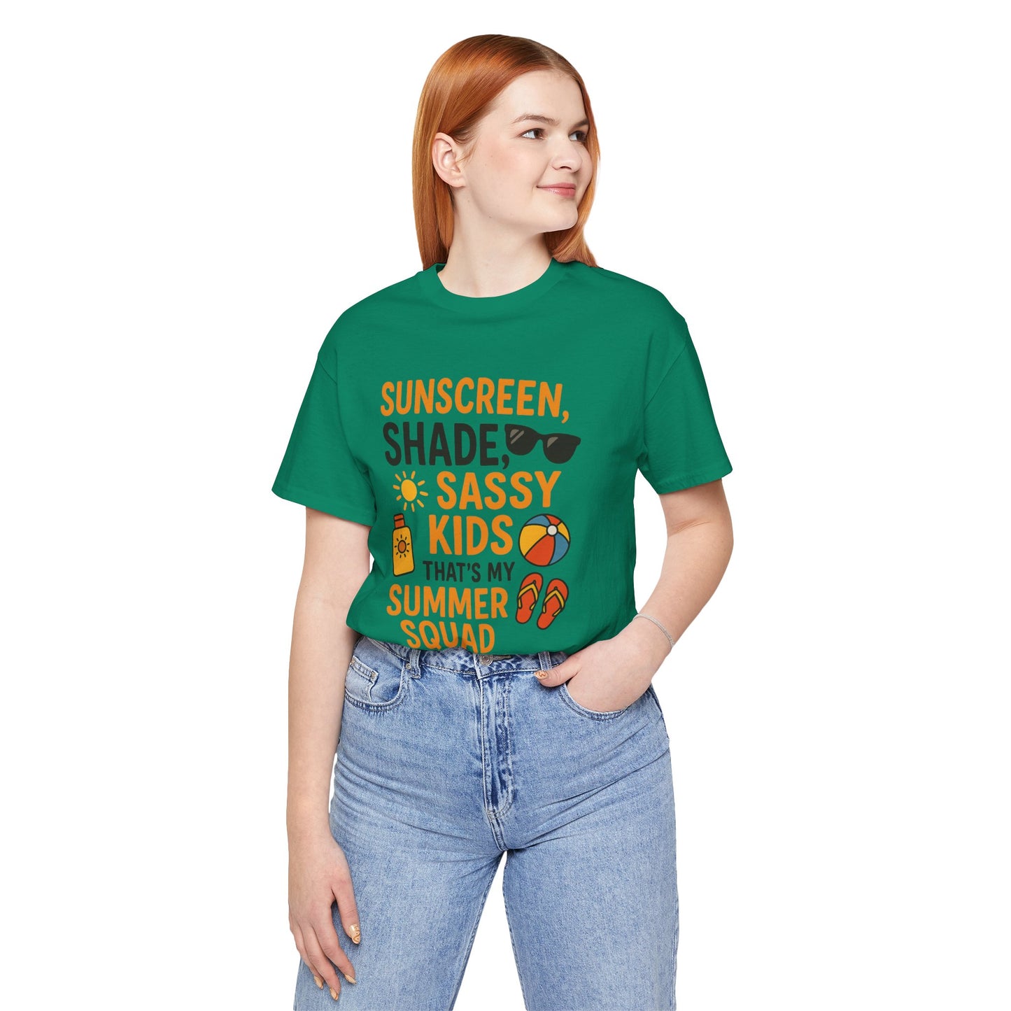 Sassy Summer Squad Tee - Fun Unisex T-Shirt for Family Outings, Beach Days, Summer Parties, Mom Gift, Kids Activity
