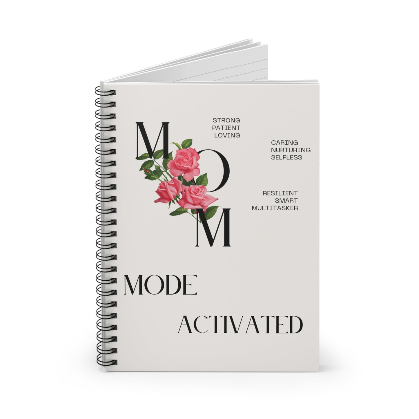 Floral Mom Spiral Notebook - Ideal Gift for Mother's Day, Journaling, Planning, Self-Care, Purposeful Writing