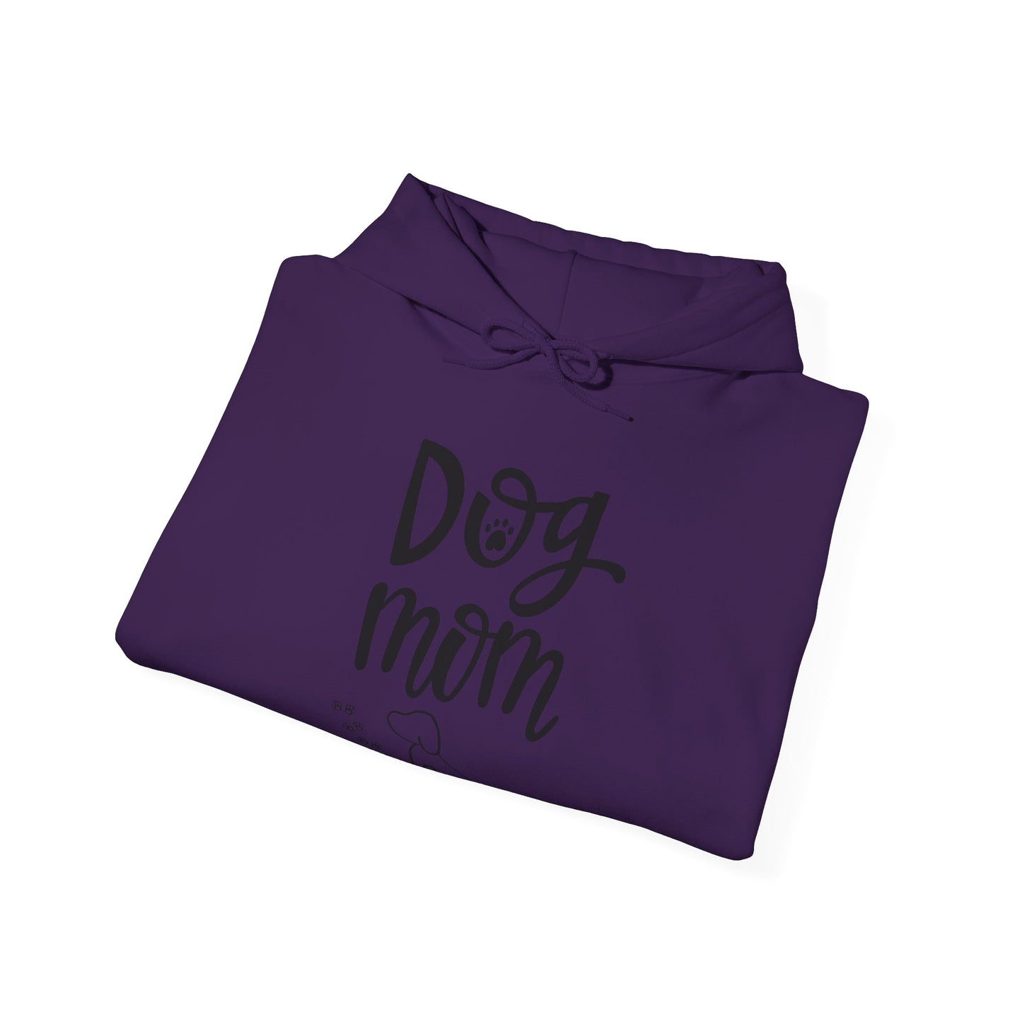 Dog Mom Hooded Sweatshirt, Cute Dog Lover Gift, Pet Owner Apparel, Cozy Sweatshirt for Dog Lovers, Animal Lover Hoodie