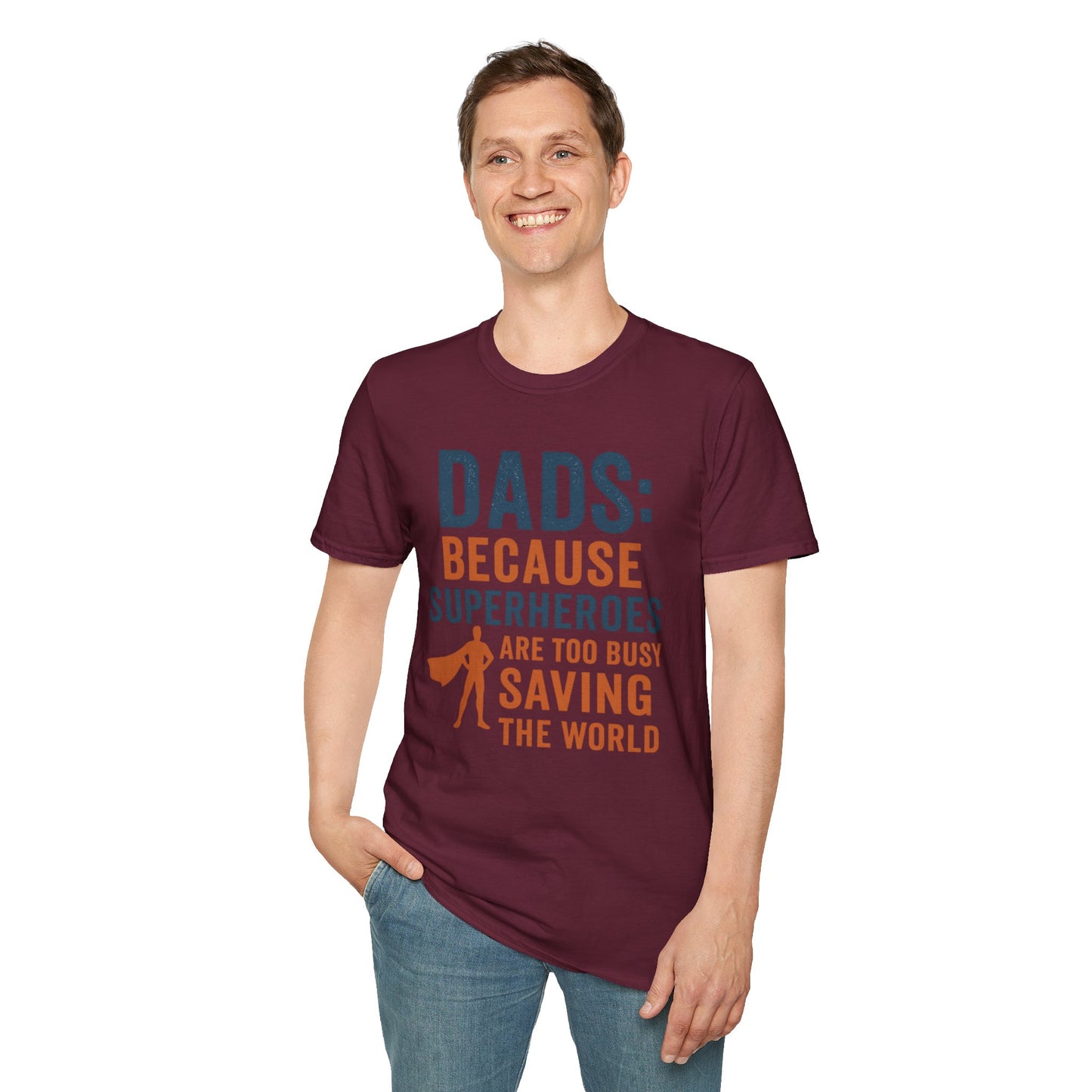 Dad Superhero T-Shirt, Funny Gift for Fathers Day, Unisex Tee, Birthday Gift for Dad, Family Reunion T-Shirt, Dad Humor Shirt
