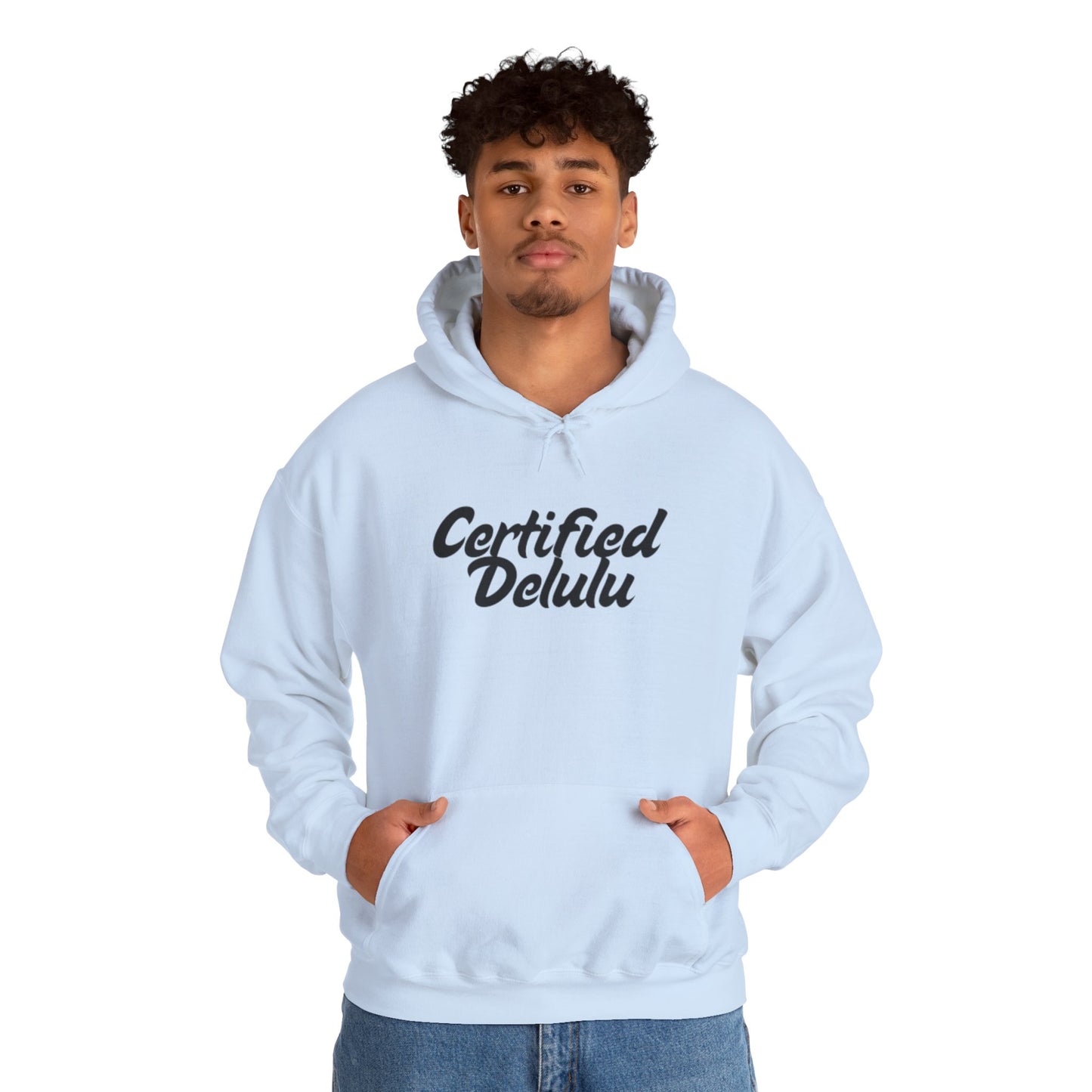 Certified Delulu Unisex Hoodie - Cozy Sweatshirt for Everyday Comfort
