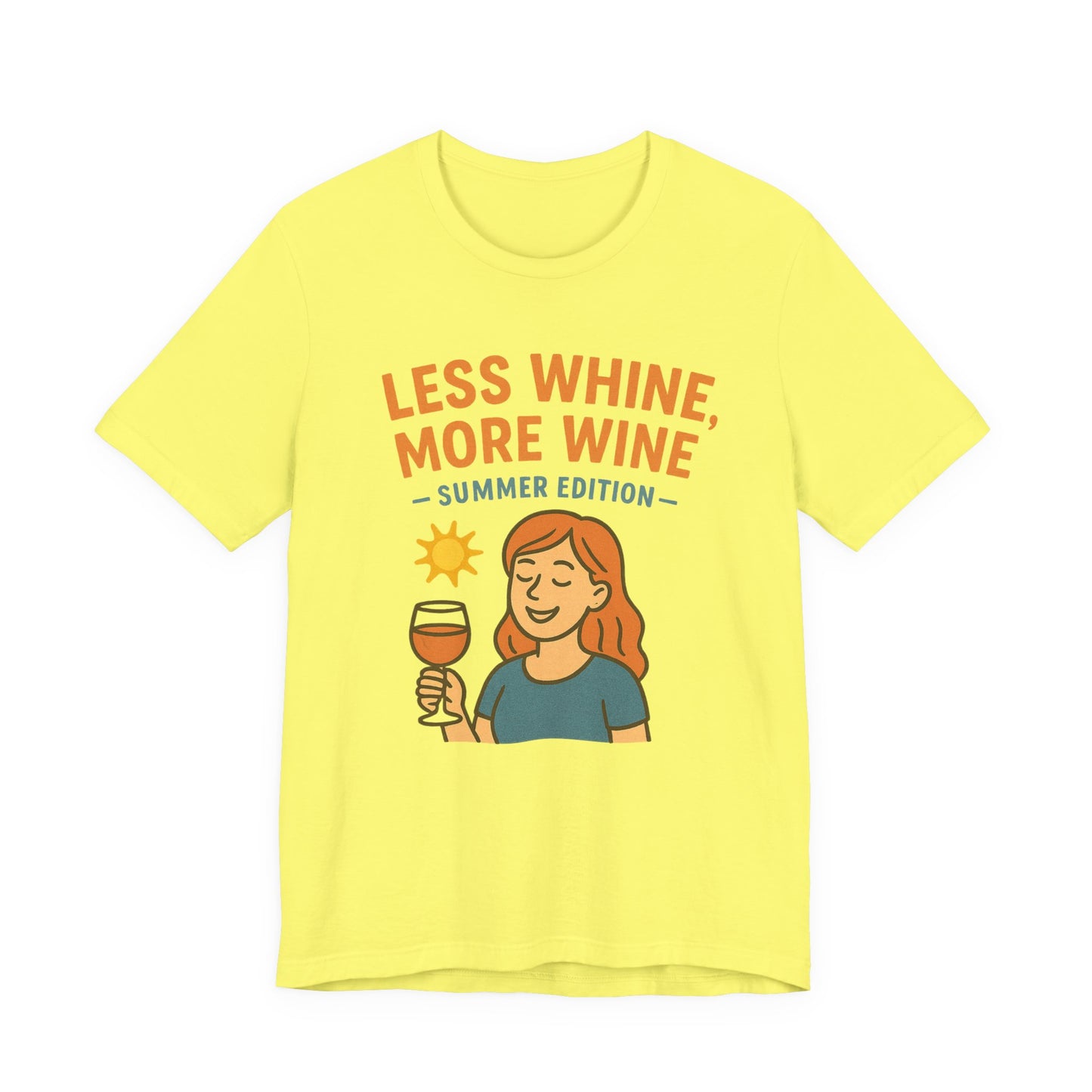Less Whine, More Wine Tee | Fun Unisex Summer Shirt, Vintage Wine Lover Gift, Relaxed Fit Graphic Tee, Casual Wear, Party Outfit