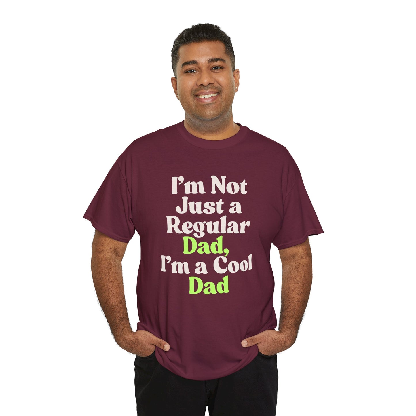 Cool Dad Unisex Heavy Cotton Tee | Funny Dad T-Shirt, Father's Day Gift, Casual Wear, Family Gathering, Gift for Him