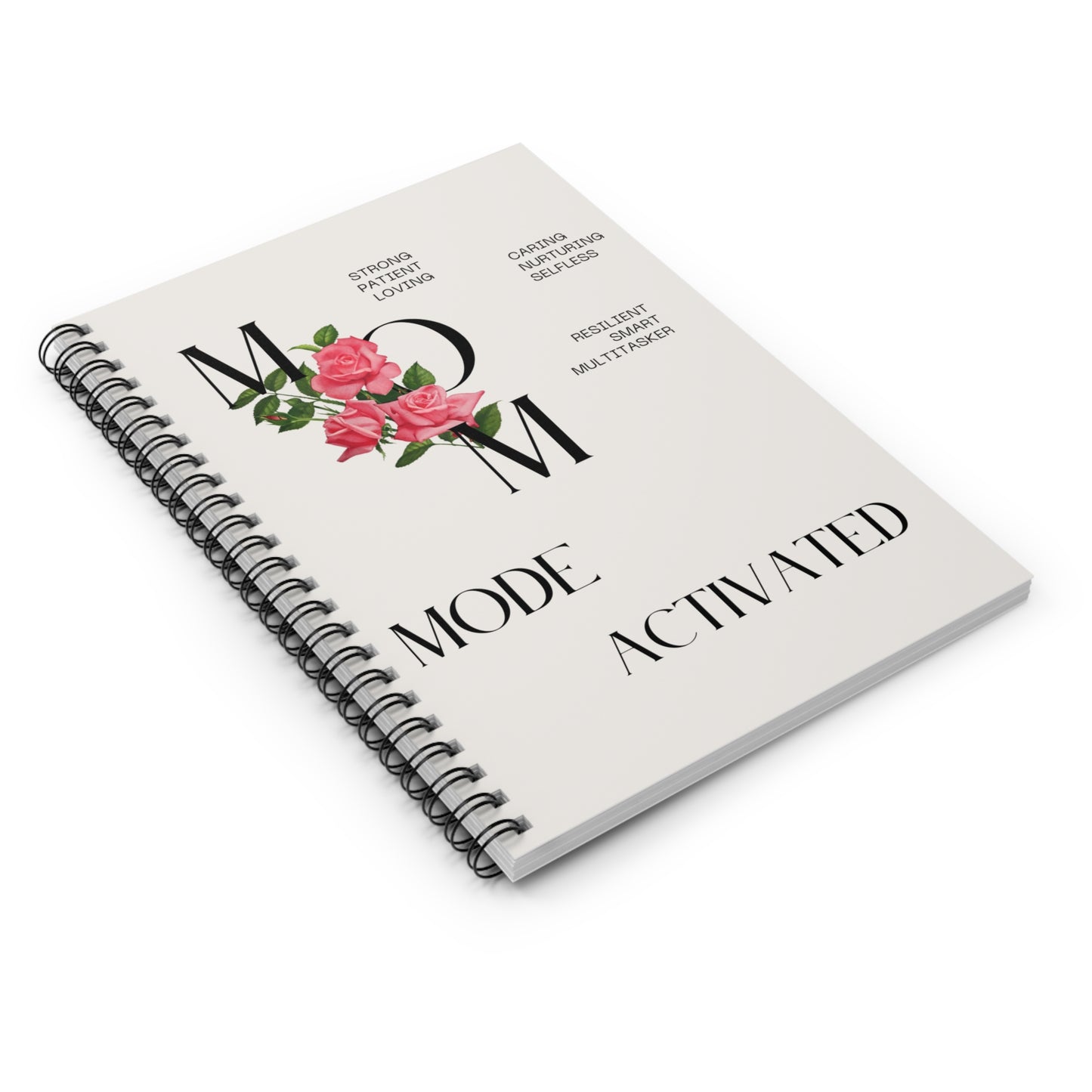 Floral Mom Spiral Notebook - Ideal Gift for Mother's Day, Journaling, Planning, Self-Care, Purposeful Writing