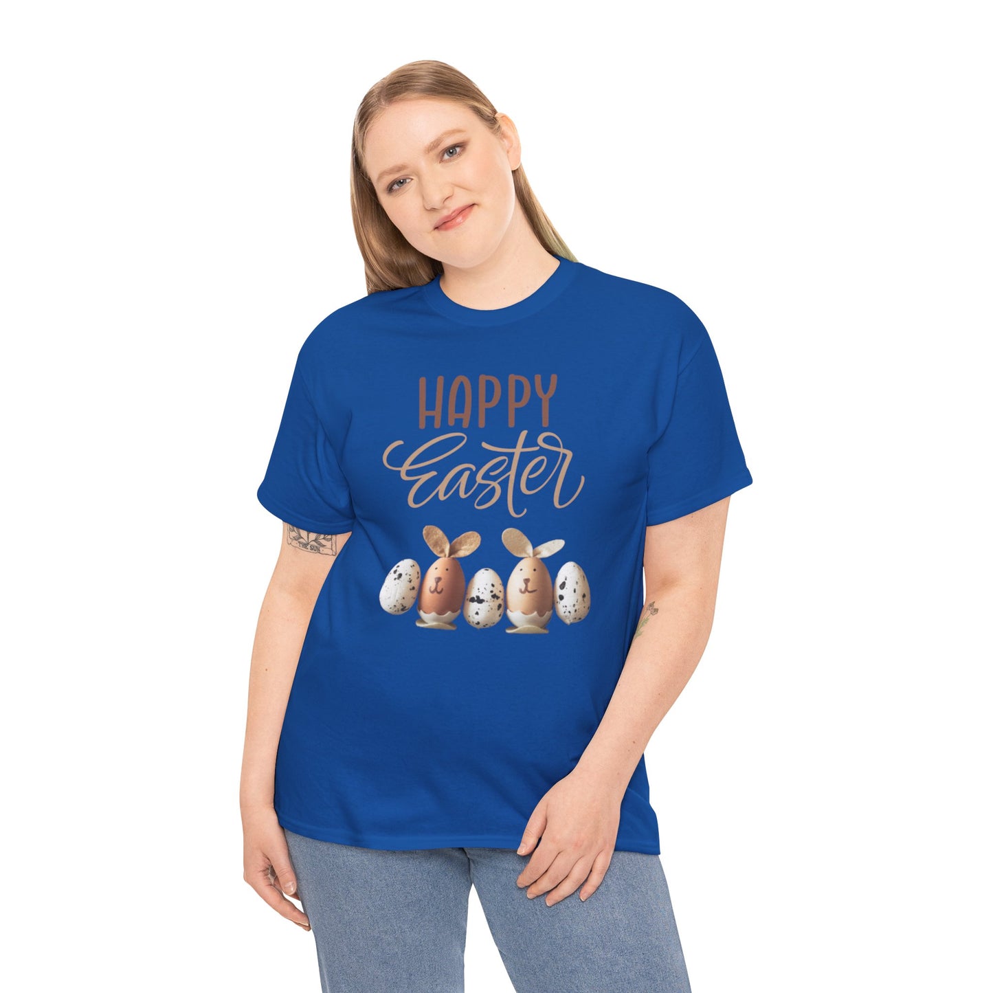 Happy Easter Unisex Heavy Cotton Tee