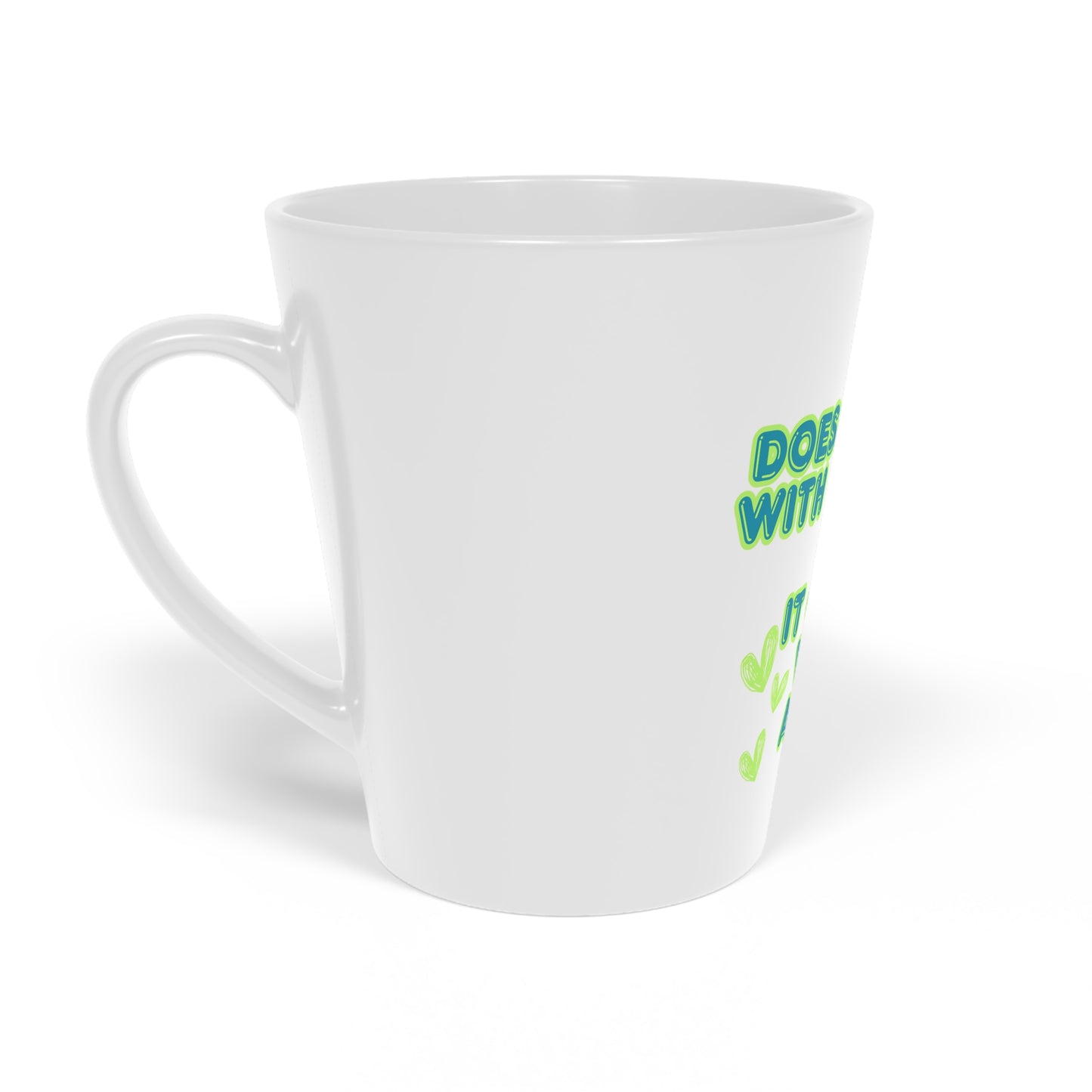Latte Mug, 12oz