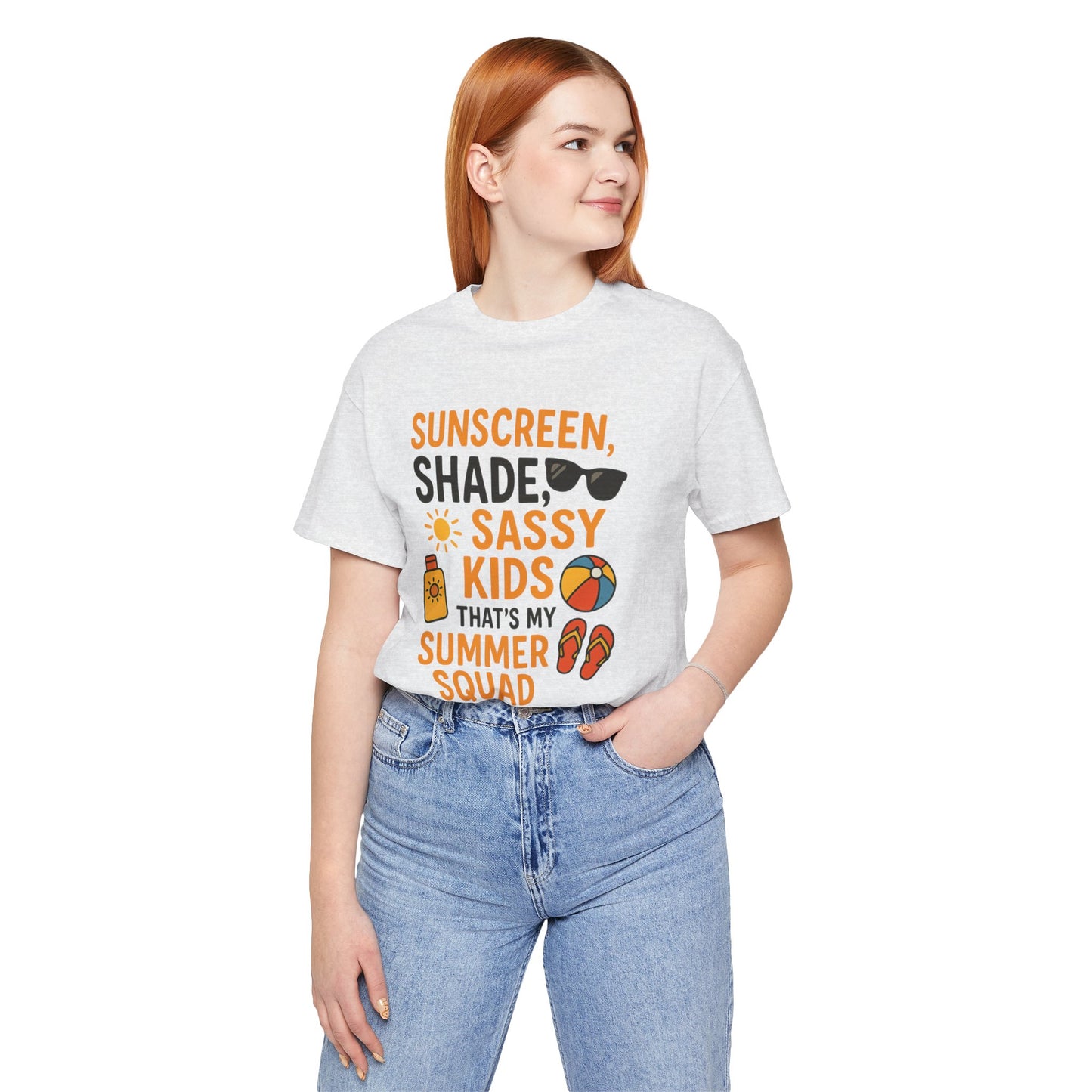 Sassy Summer Squad Tee - Fun Unisex T-Shirt for Family Outings, Beach Days, Summer Parties, Mom Gift, Kids Activity