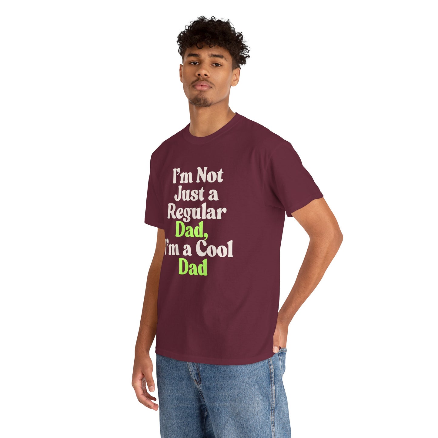 Cool Dad Unisex Heavy Cotton Tee | Funny Dad T-Shirt, Father's Day Gift, Casual Wear, Family Gathering, Gift for Him