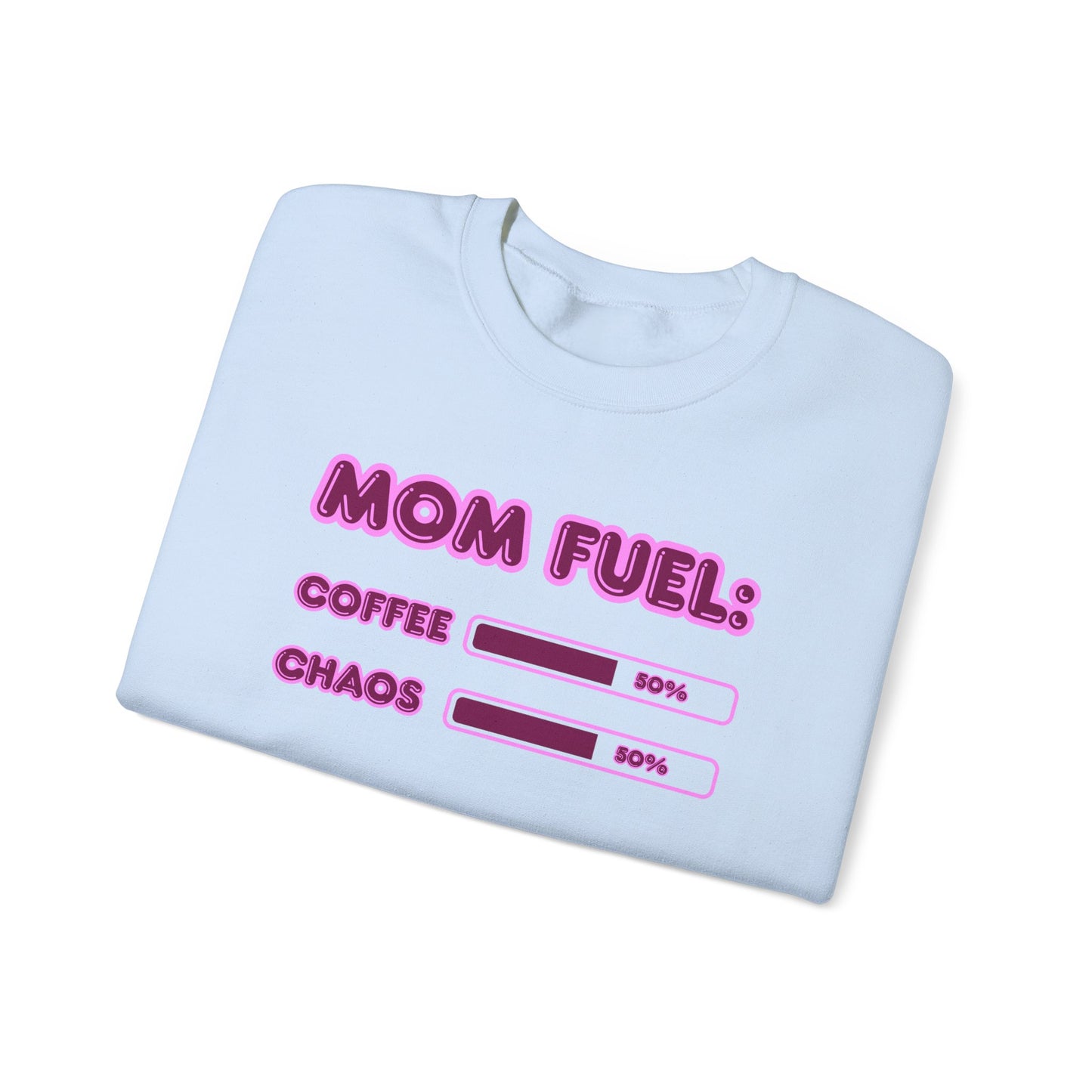 Mom Fuel Crewneck Sweatshirt - Comfortable and Fun Gift for Moms