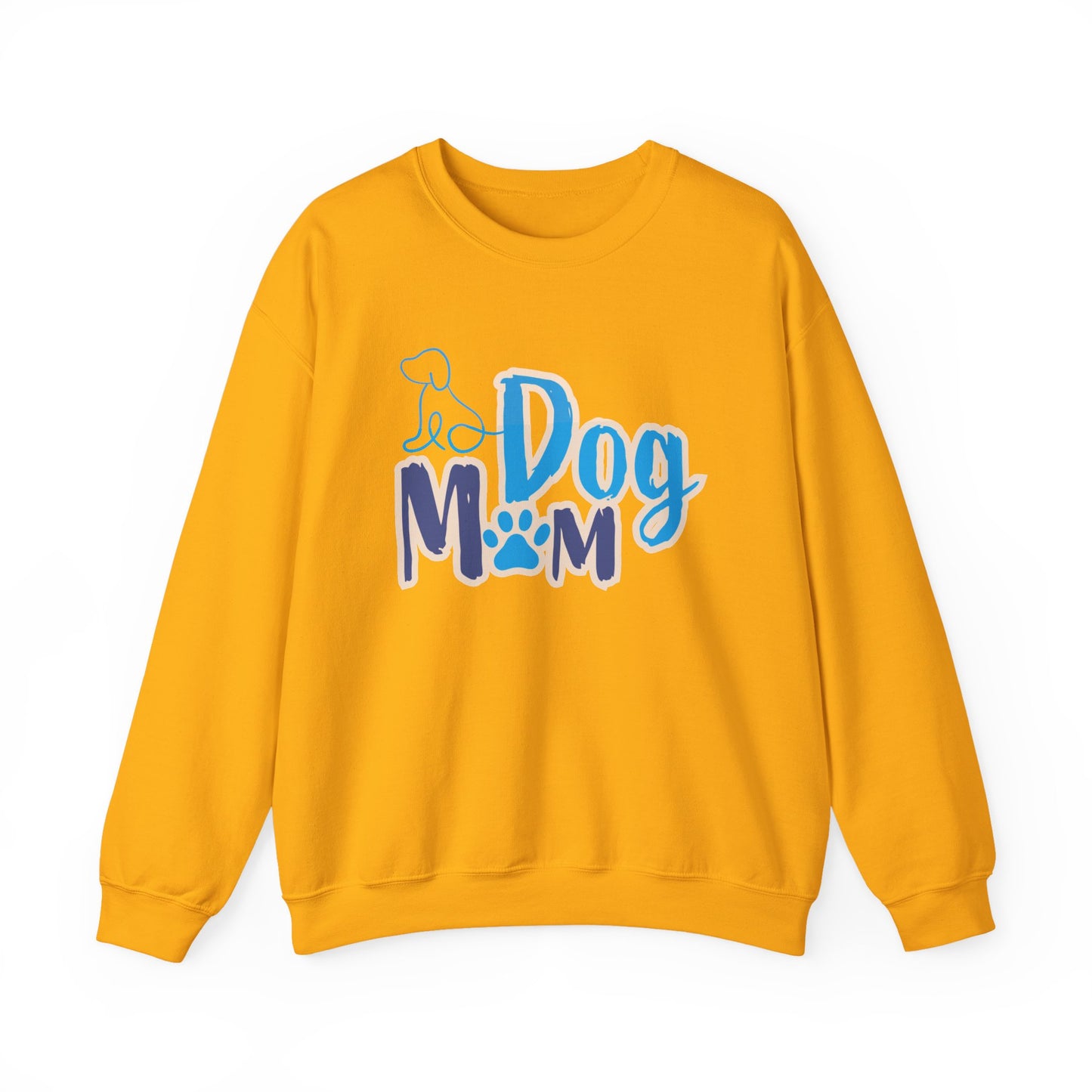 Dog Mom Sweatshirt, Unisex Dog Lover Crewneck, Pet Owner Gift, Cozy Casual Wear, Birthday & Holiday Gift for Dog Lovers