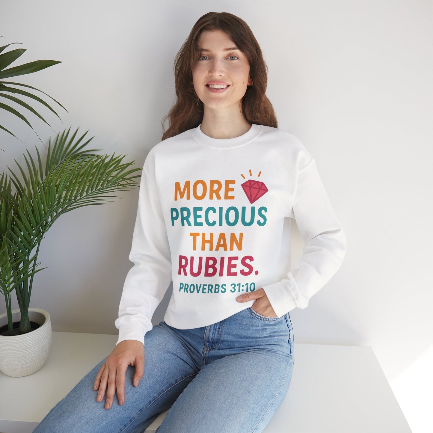 Inspirational Proverbs Sweatshirt | Cozy Crewneck | Gifts for Friends, Bible Verse Apparel, Faith Fashion, Unisex Clothing