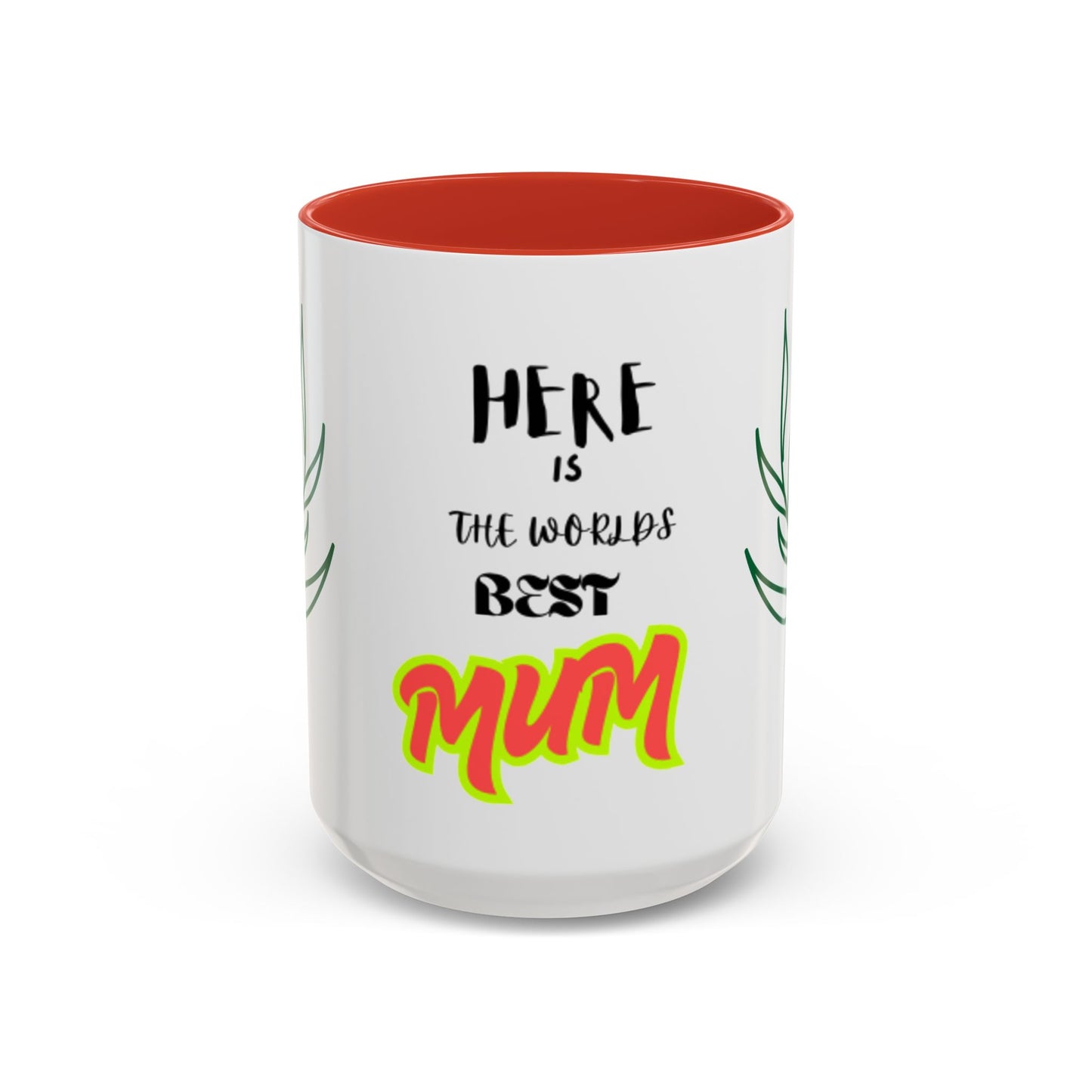 Best Mum Accent Coffee Mug | Perfect Gift for Mother's Day