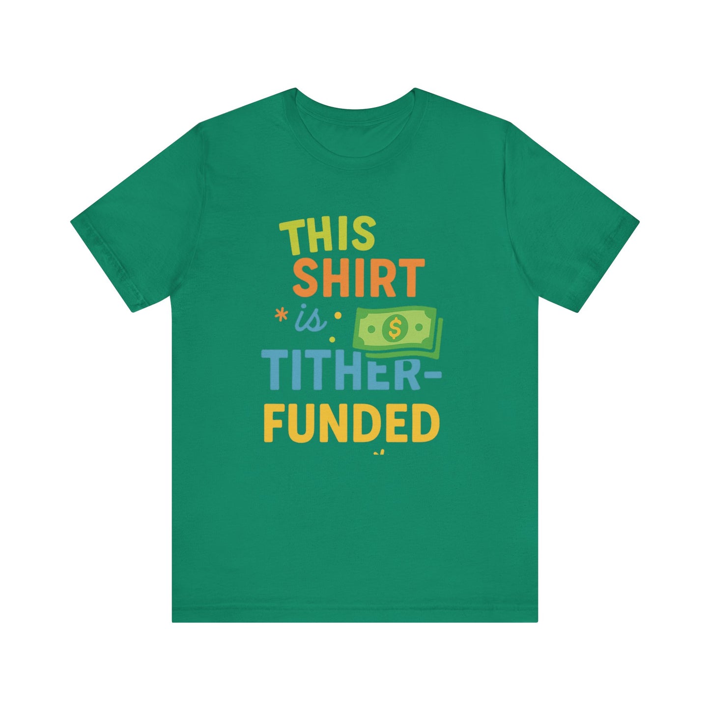 T-Shirt with Fun Funding Design, Humor Tee for Casual Wear, Unique Gift for Gamers, Great for Birthdays and Events, Playful and Stylish