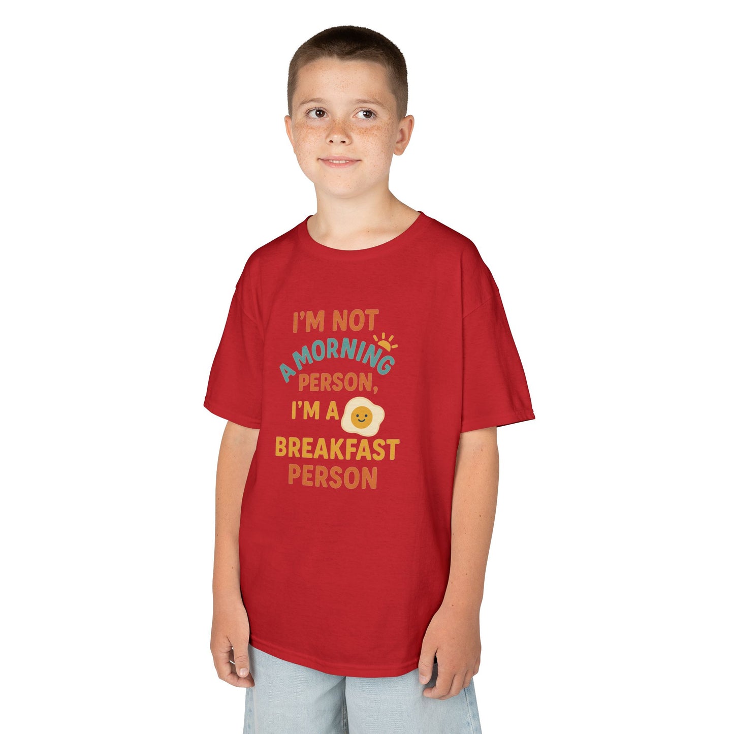 Funny Breakfast Kids Tee for Little Food Lovers, Kid's Cotton Shirt, Morning Humor Tee, Gift for Foodie Kids, Cute Toddler Outfit