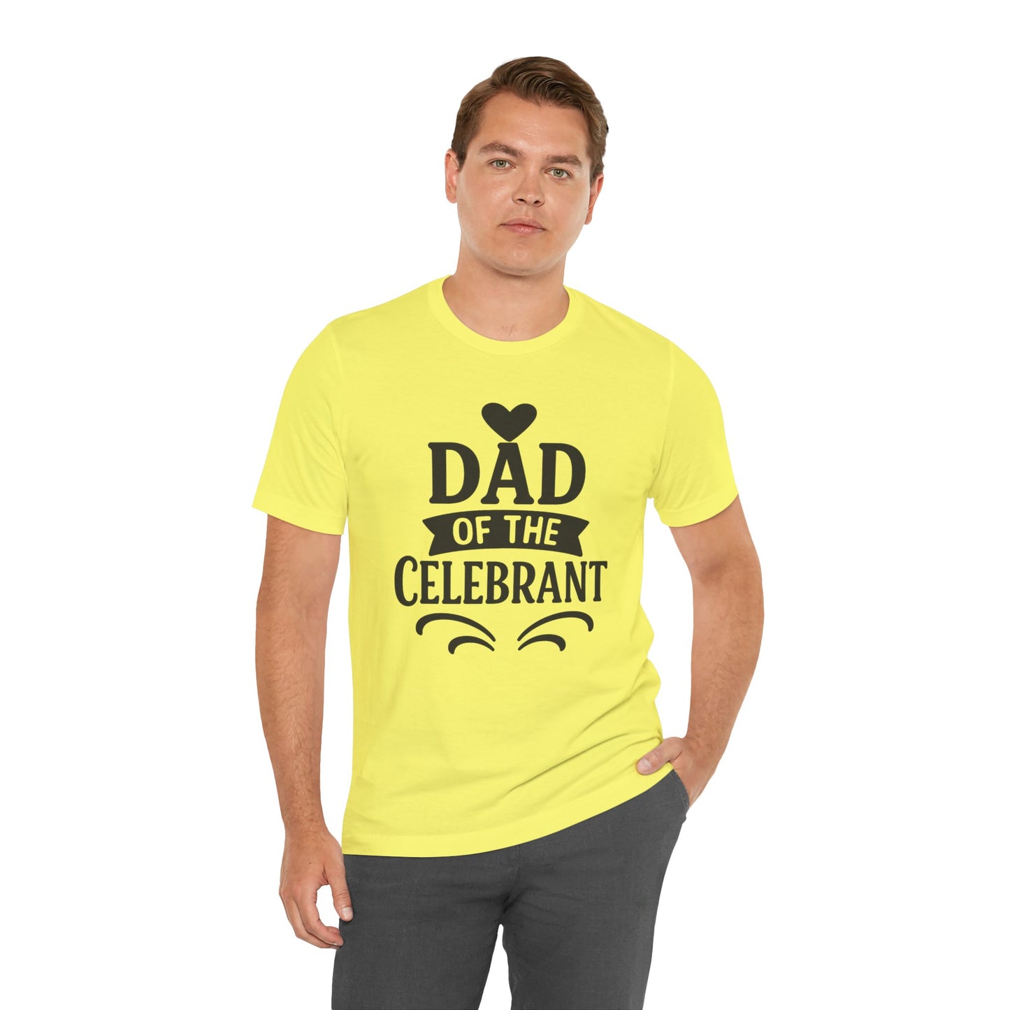Celebration Dad Tee - Father's Day Gift, Unisex Jersey T-Shirt, Parent Humor Shirt, Casual Family Wear, Birthday Present