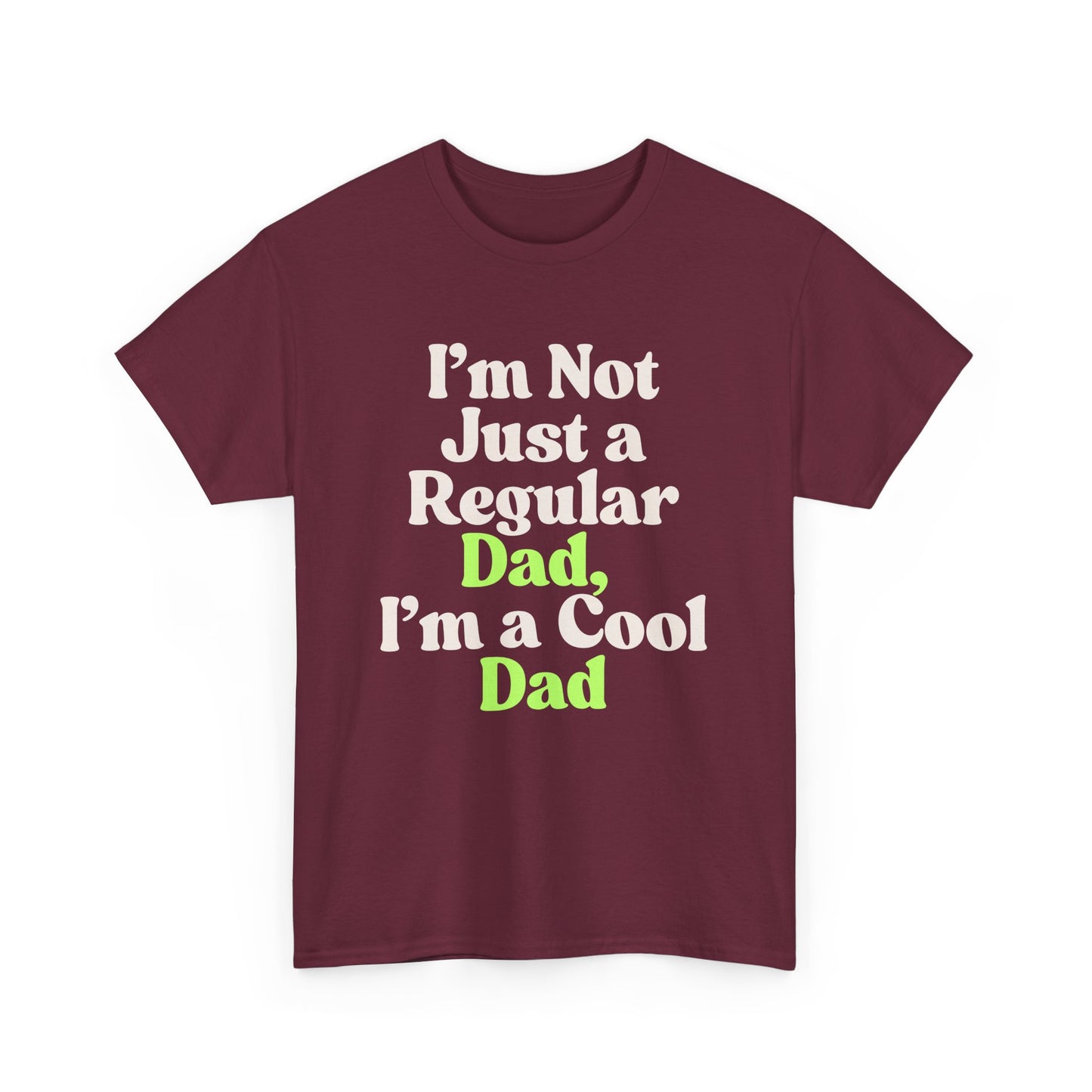 Cool Dad Unisex Heavy Cotton Tee | Funny Dad T-Shirt, Father's Day Gift, Casual Wear, Family Gathering, Gift for Him