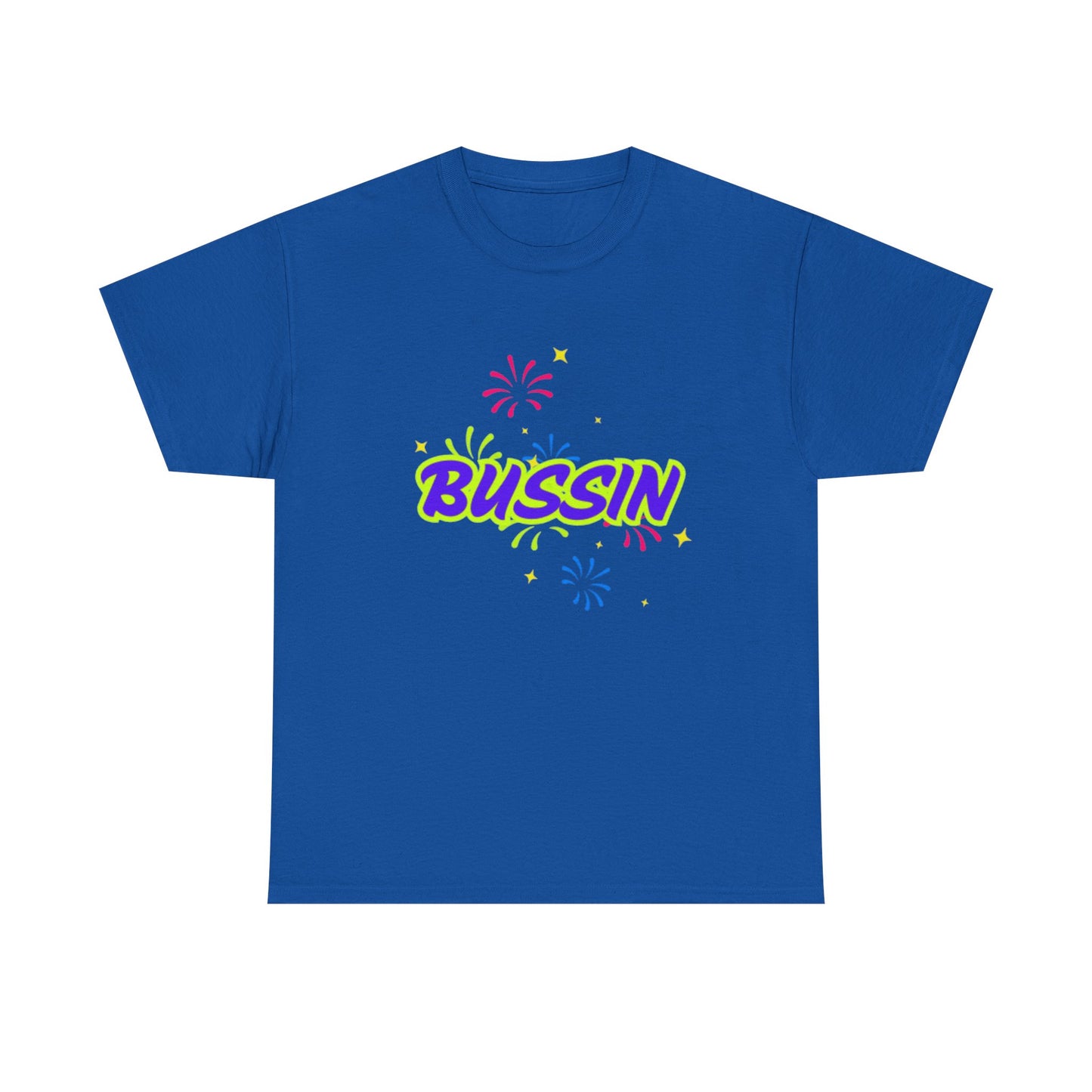 Bussin' Unisex Heavy Cotton Tee - Fun Graphic Shirt for Casual Wear