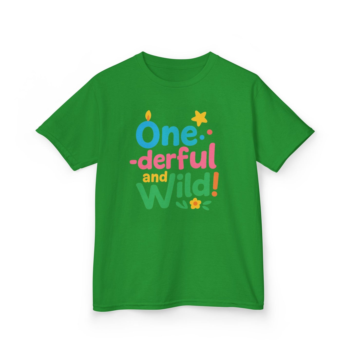 One-derful and Wild Kids Tee, Fun Birthday Gift, Toddler T-Shirt, Playful Cotton Shirt, Colorful Kids Apparel