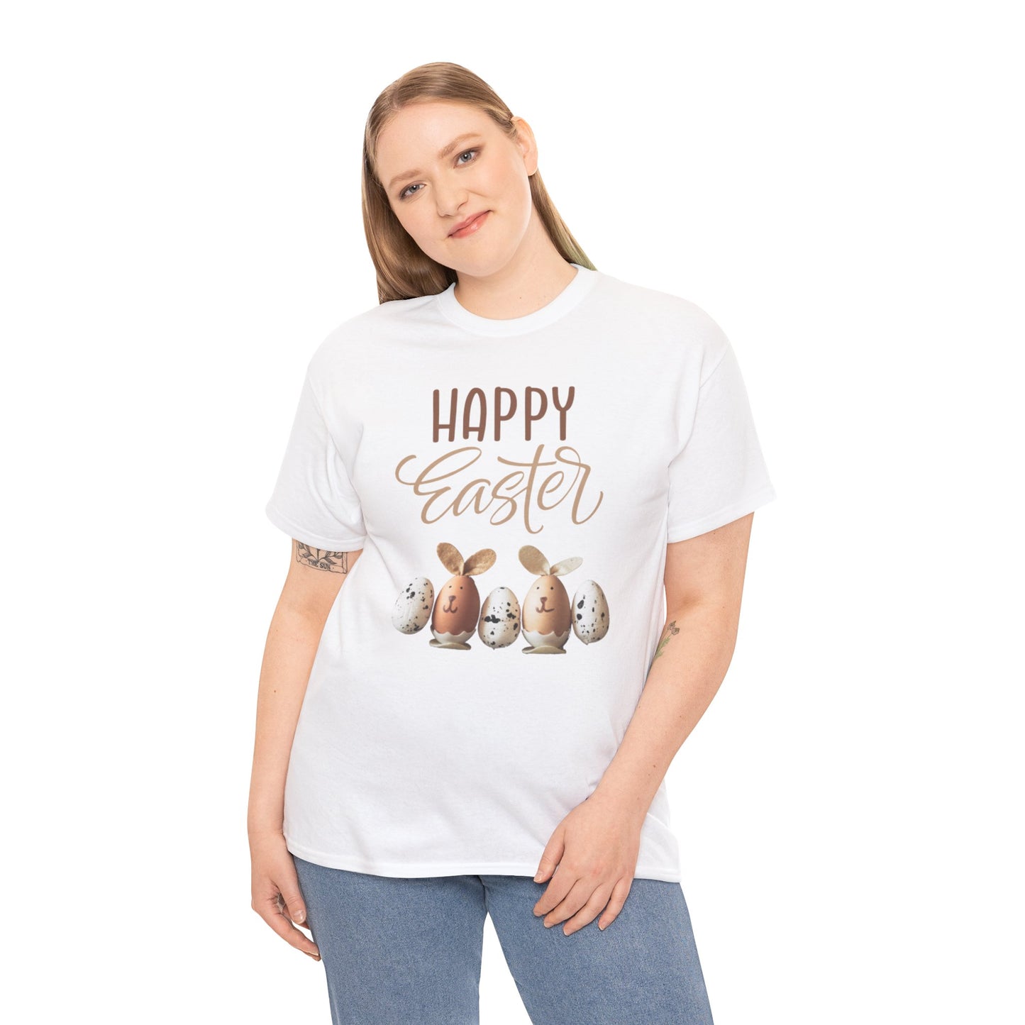Happy Easter Unisex Heavy Cotton Tee