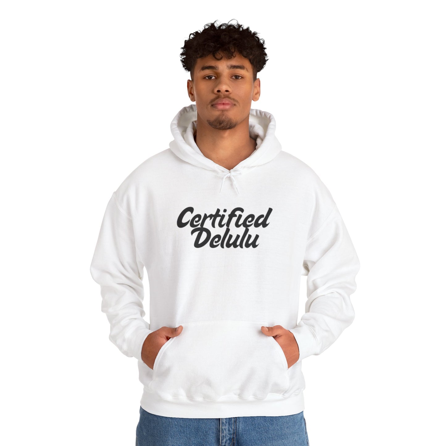 Certified Delulu Unisex Hoodie - Cozy Sweatshirt for Everyday Comfort
