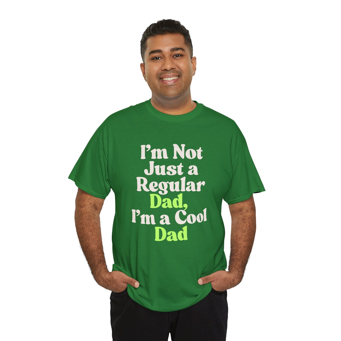 Cool Dad Unisex Heavy Cotton Tee | Funny Dad T-Shirt, Father's Day Gift, Casual Wear, Family Gathering, Gift for Him
