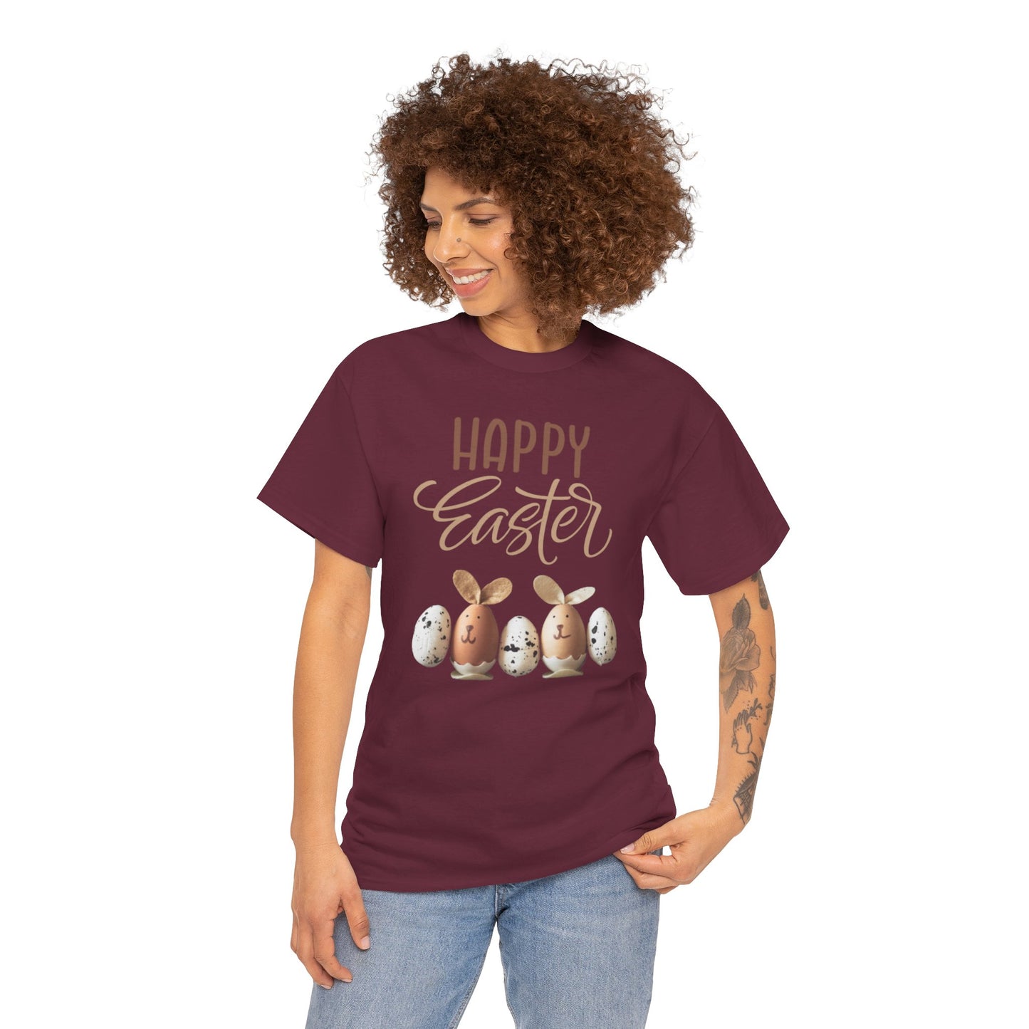 Happy Easter Unisex Heavy Cotton Tee