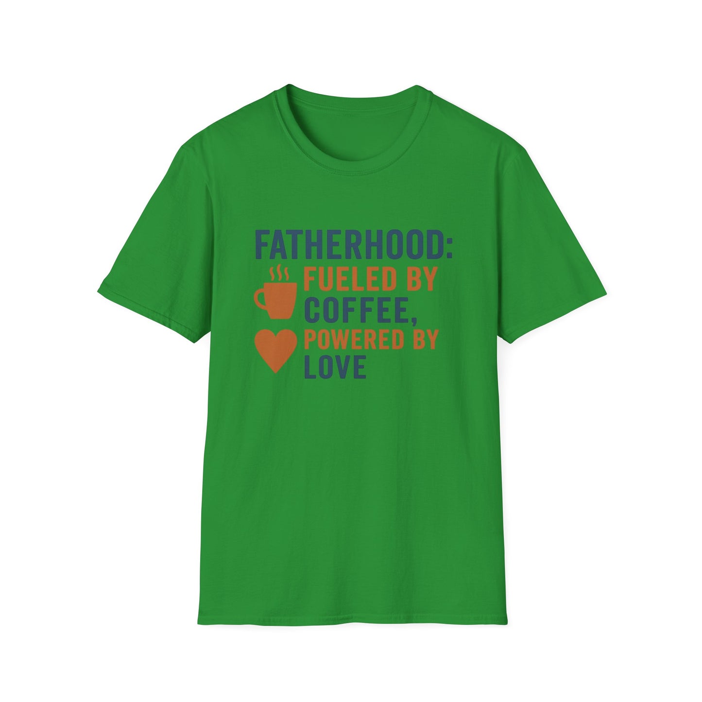 Fatherhood Coffee T-Shirt, Dad Shirt, Gift for Fathers, Unique Father's Day Tee, Casual Love Quote Tee