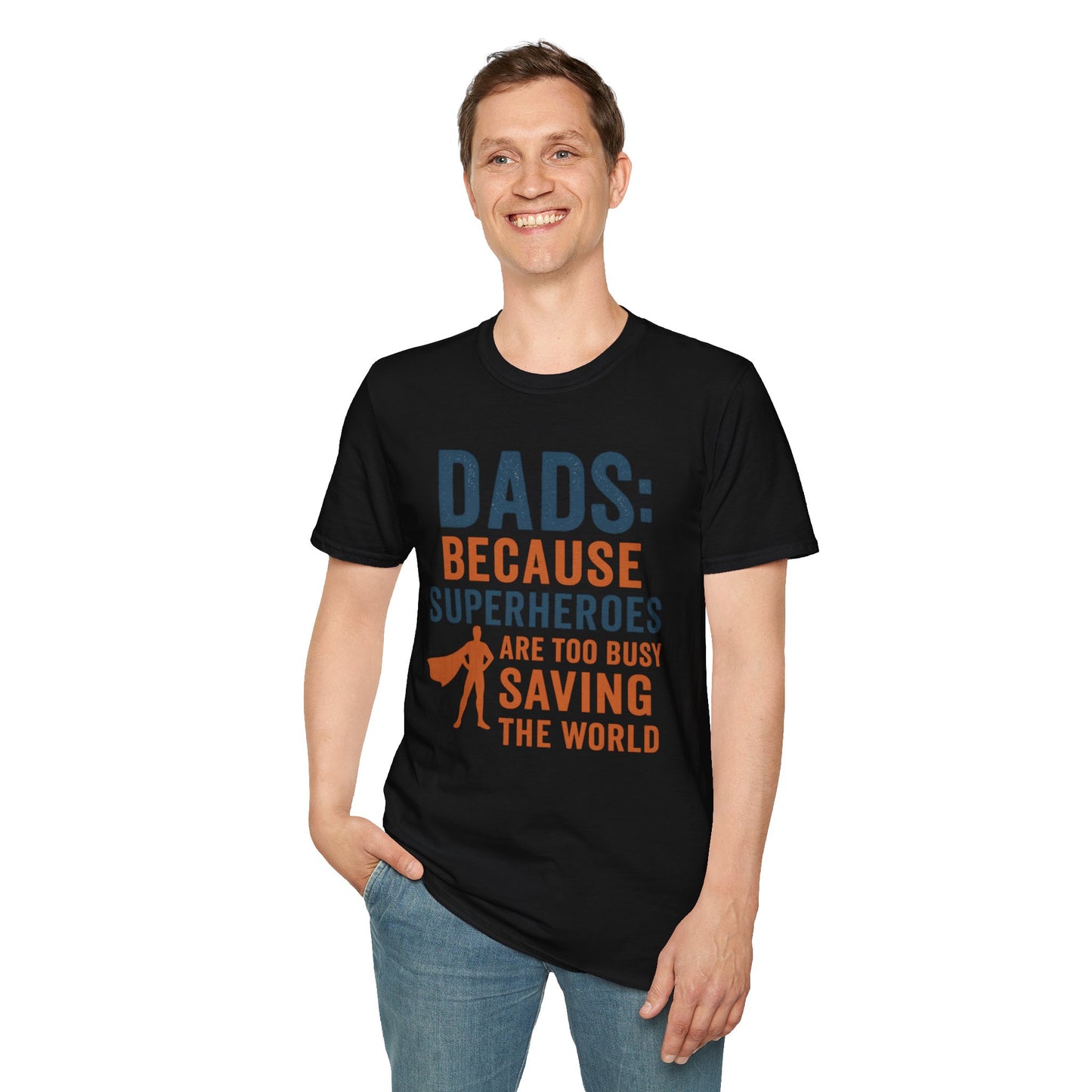 Dad Superhero T-Shirt, Funny Gift for Fathers Day, Unisex Tee, Birthday Gift for Dad, Family Reunion T-Shirt, Dad Humor Shirt